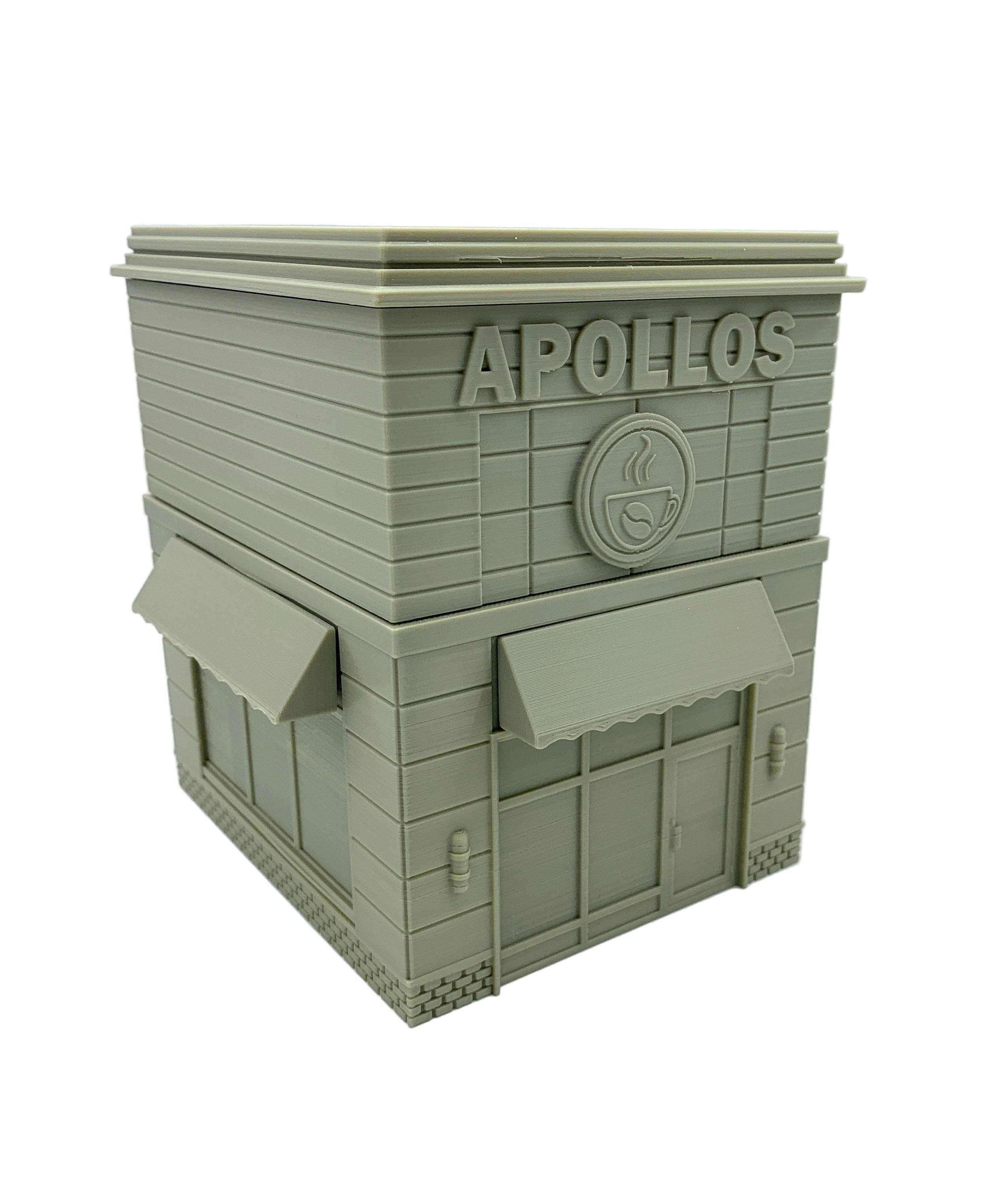 Apollos Coffee Shop / Crisis Protocol Compatible Option / Corvus Games Terrain Licensed Printer / Print to Order