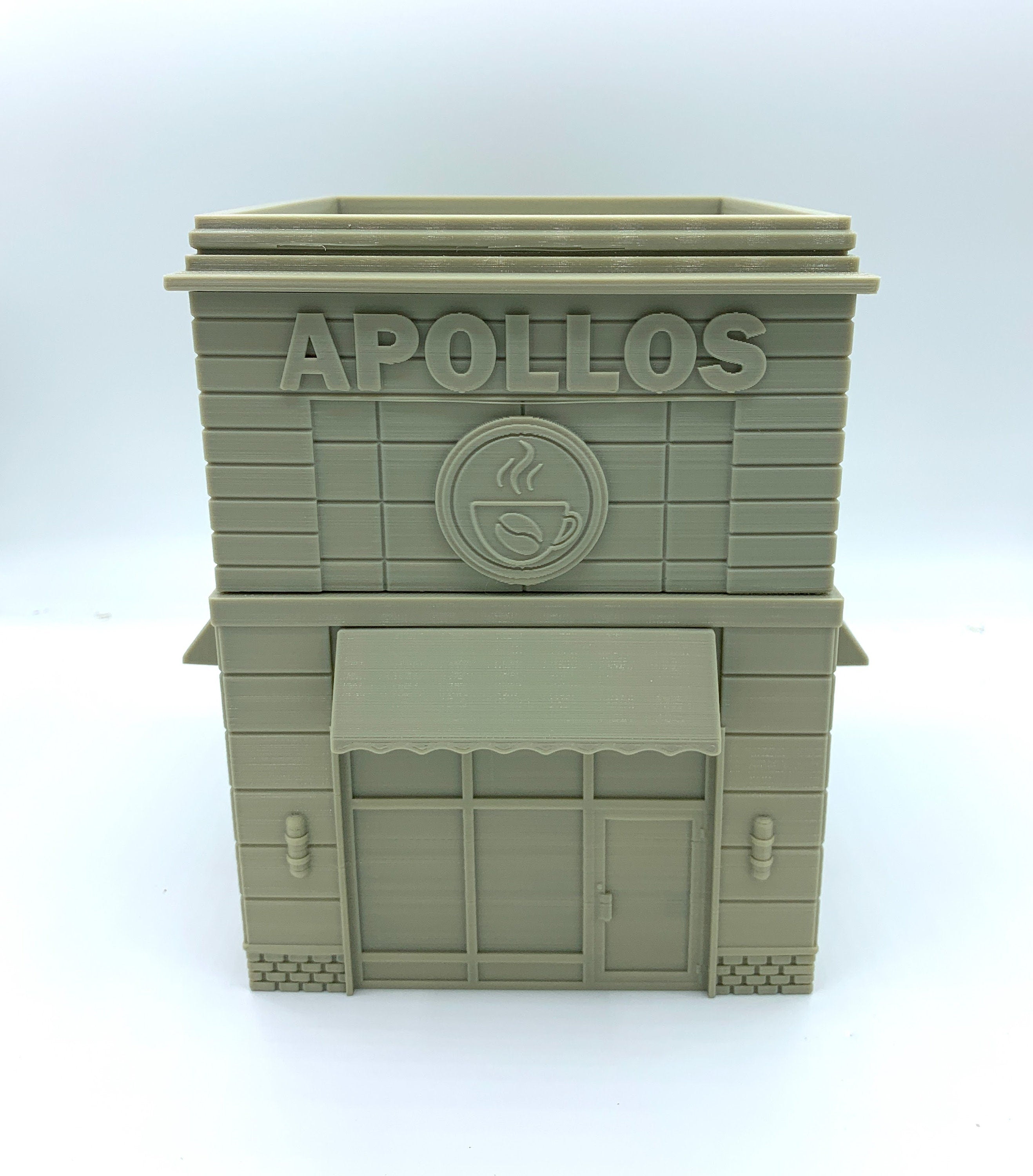 Apollos Coffee Shop / Crisis Protocol Compatible Option / Corvus Games Terrain Licensed Printer / Print to Order