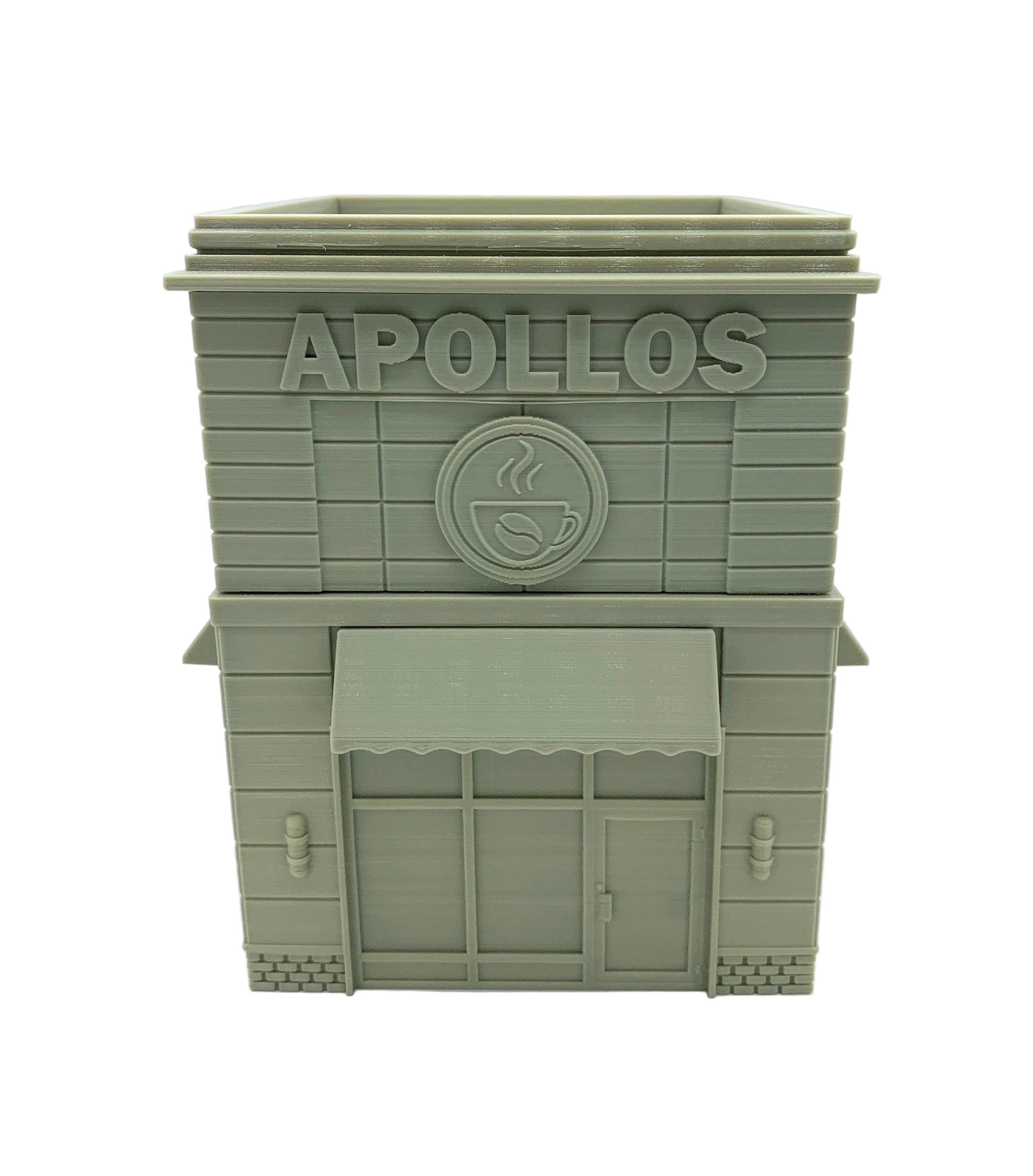 Apollos Coffee Shop / Crisis Protocol Compatible Option / Corvus Games Terrain Licensed Printer / Print to Order