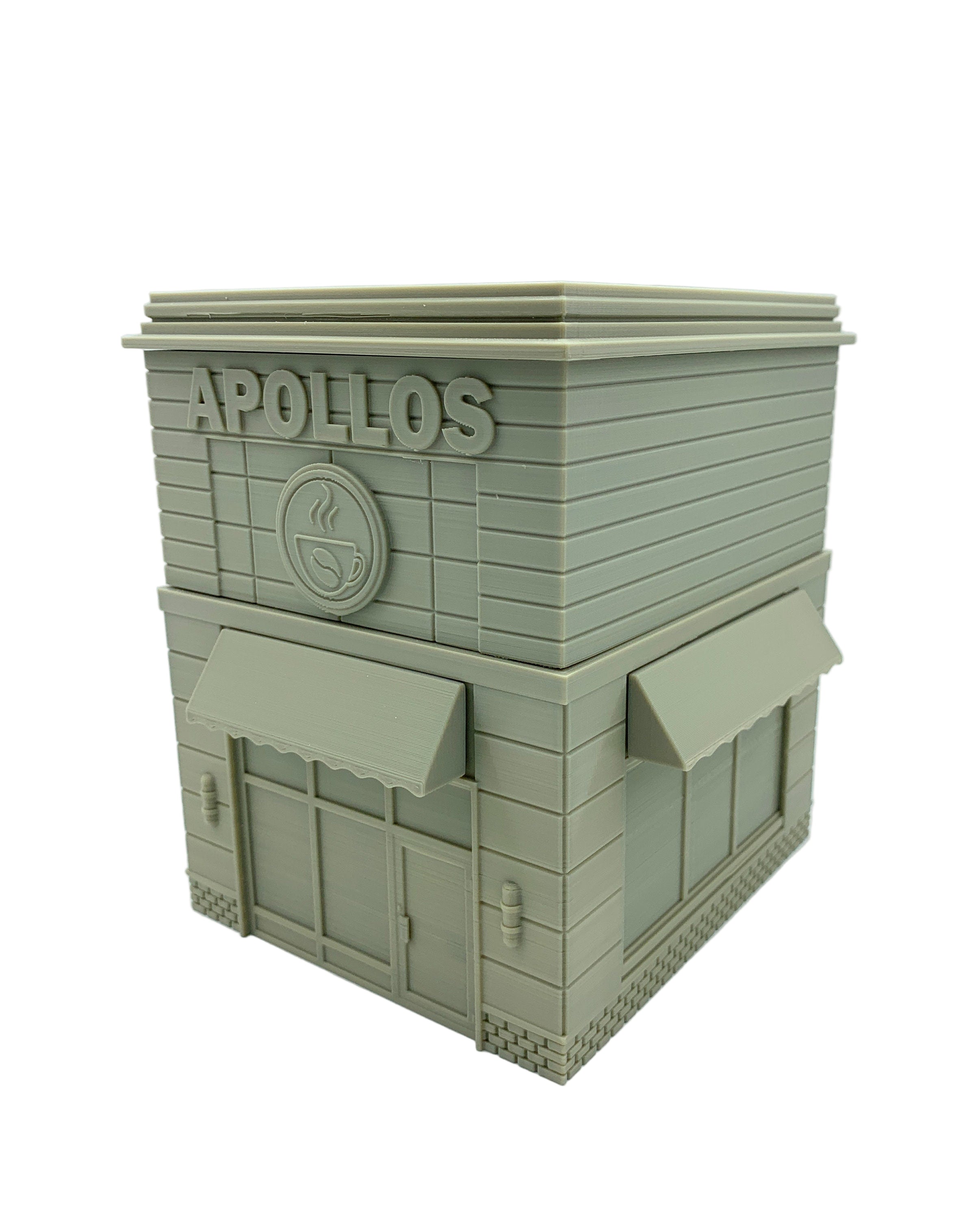 Apollos Coffee Shop / Crisis Protocol Compatible Option / Corvus Games Terrain Licensed Printer / Print to Order