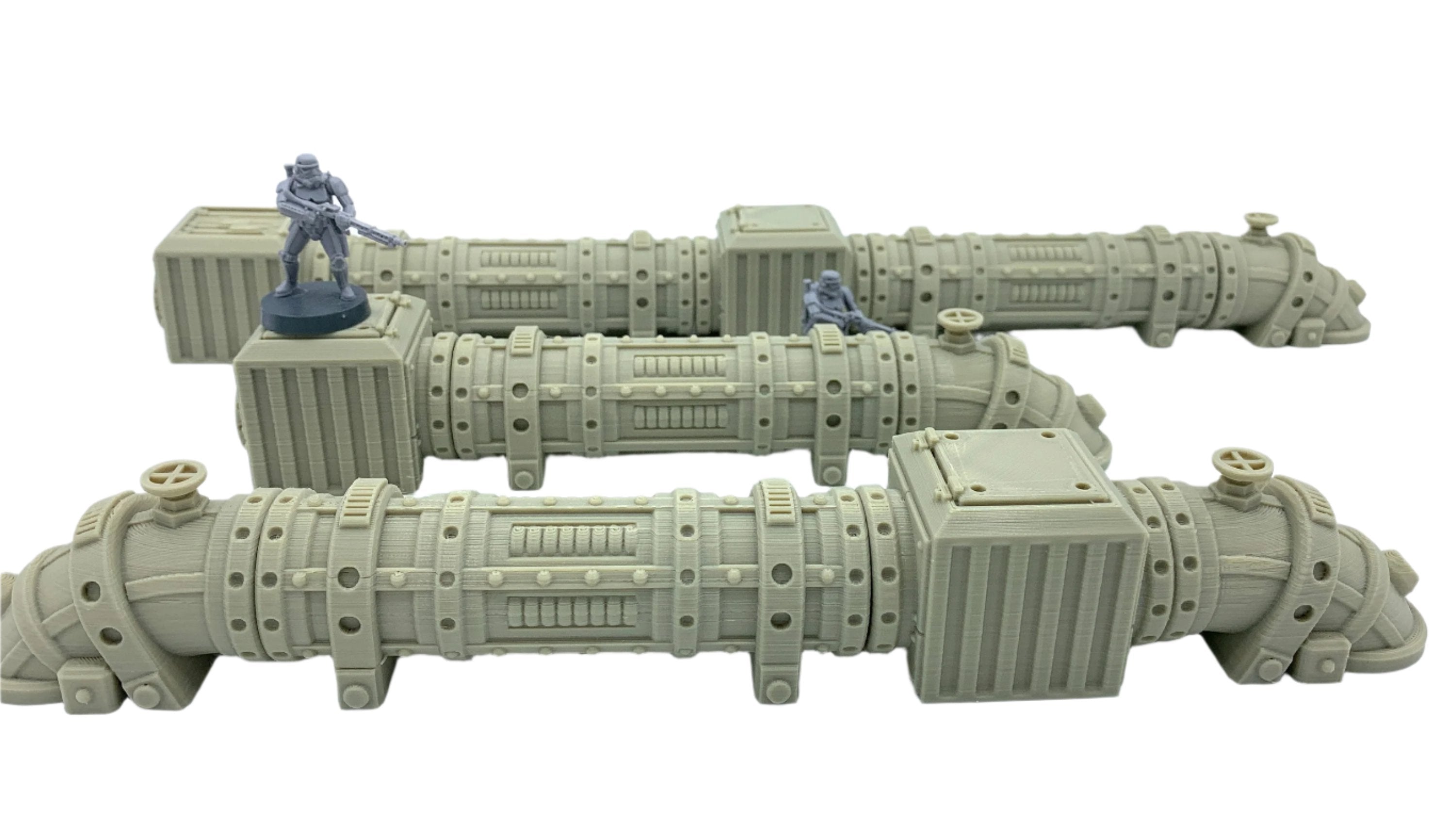 3d Printed SW Legion Compatible Plasma Pipe Scatter Pack/ Corvus Games Terrain Licensed Printer / Print to Order