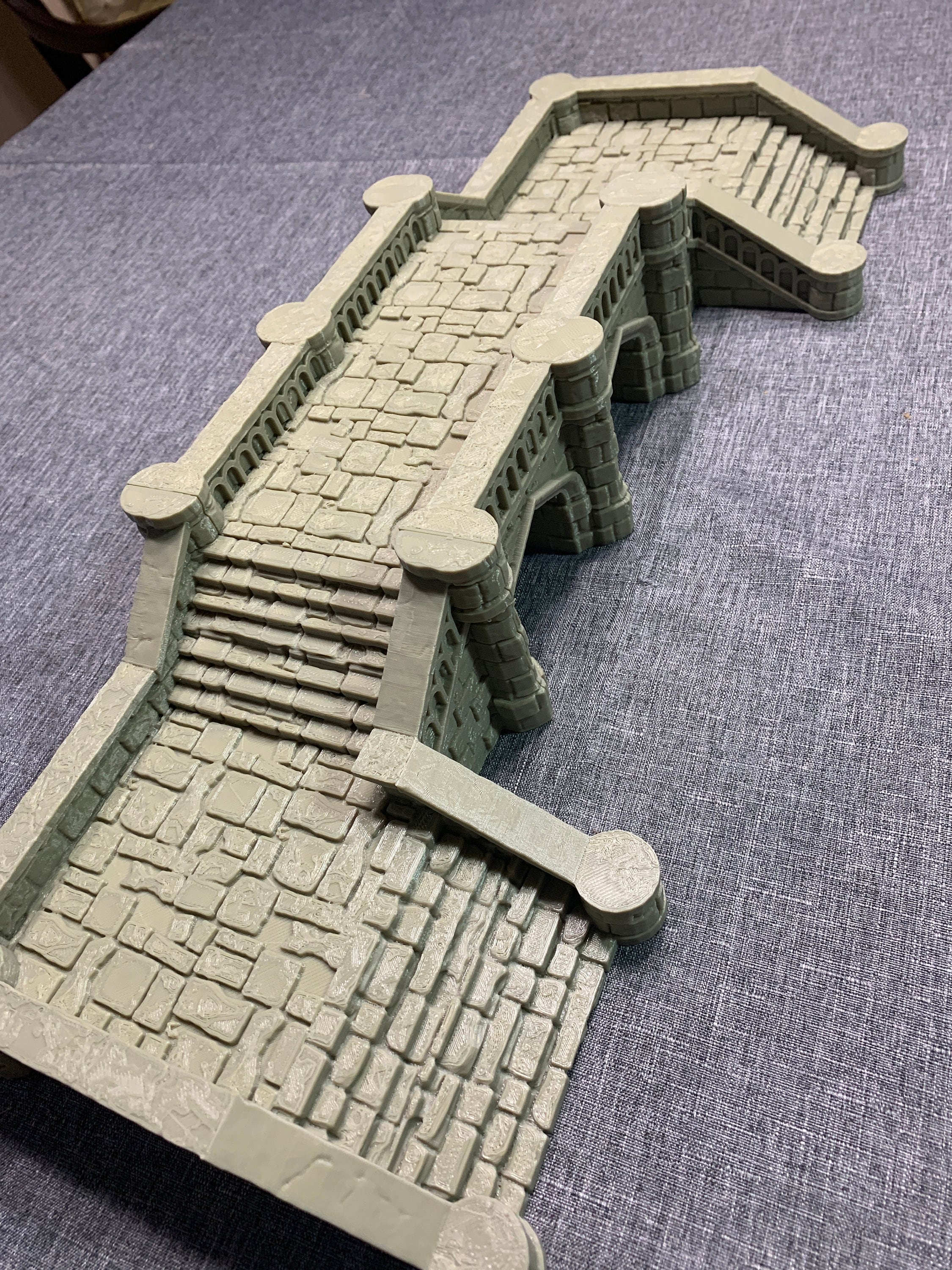 Arkenfel Modular Bridge 1 / Dark Realms Terrain / RPG and Wargame 3d Printed Tabletop Terrain / Licensed Printer