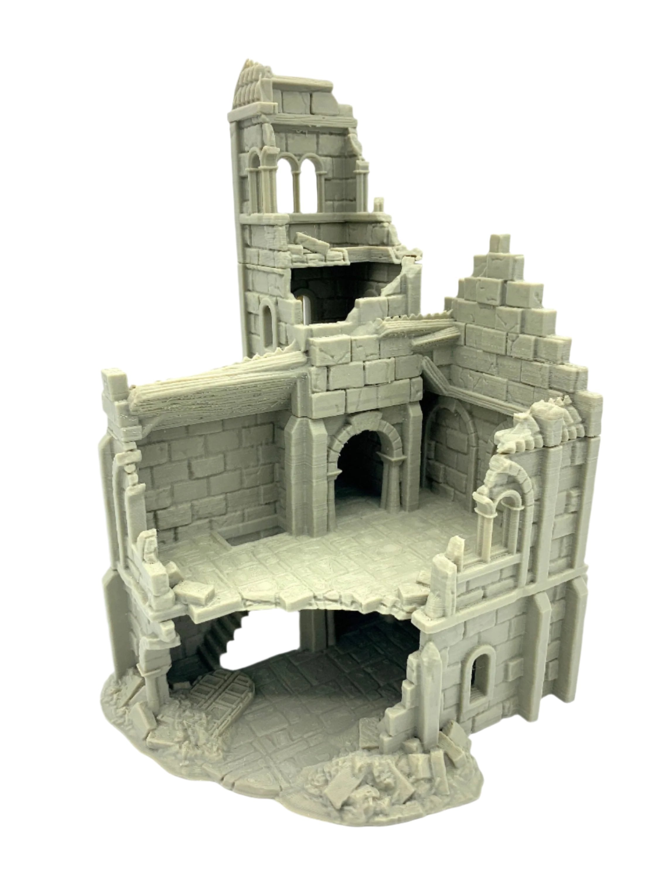 Arkenfel Ruined House 3 / Dark Realms Terrain / RPG and Wargame 3d Printed Tabletop Terrain / Licensed Printer