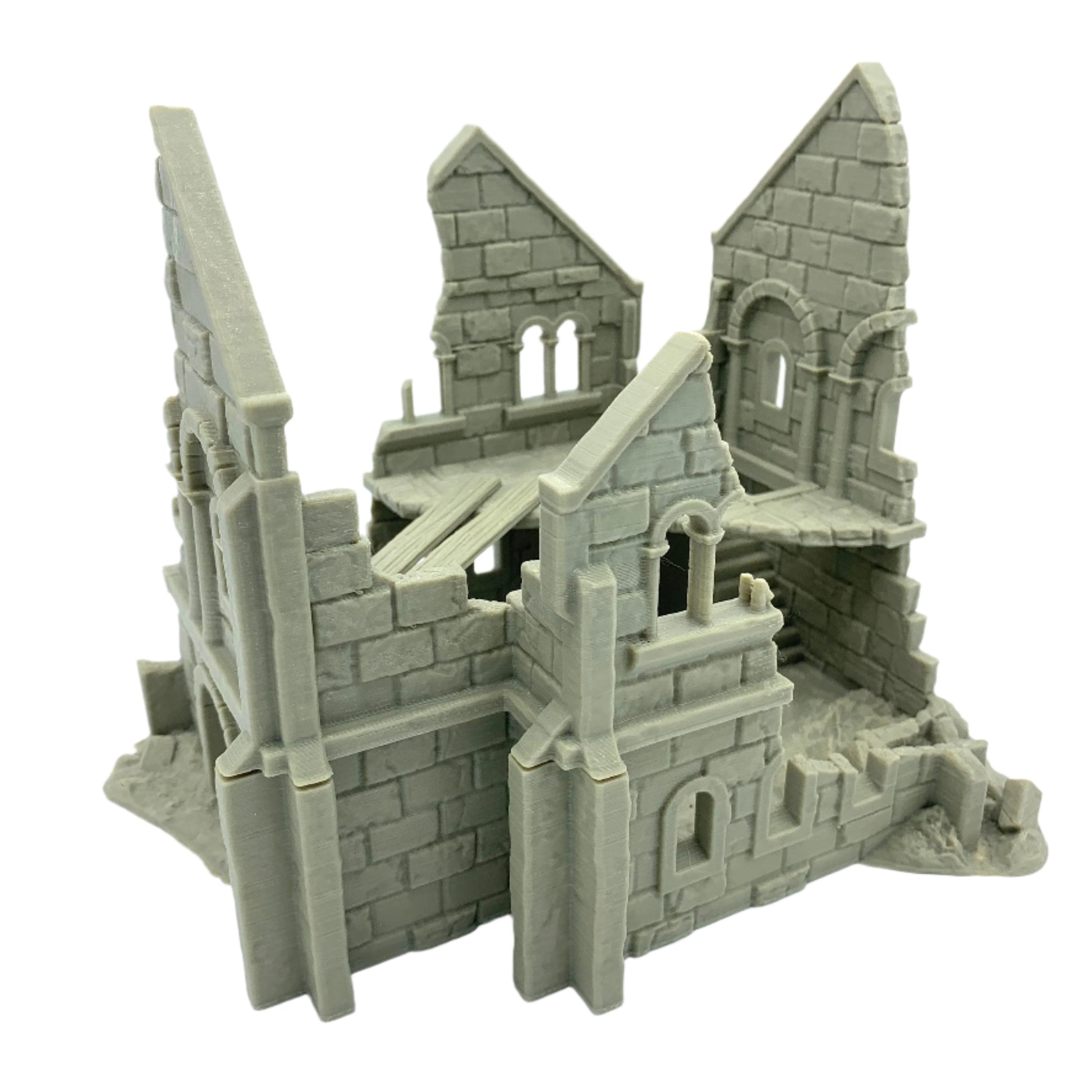 Arkenfel Ruined House 4 / Dark Realms Terrain / RPG and Wargame 3d Printed Tabletop Terrain / Licensed Printer