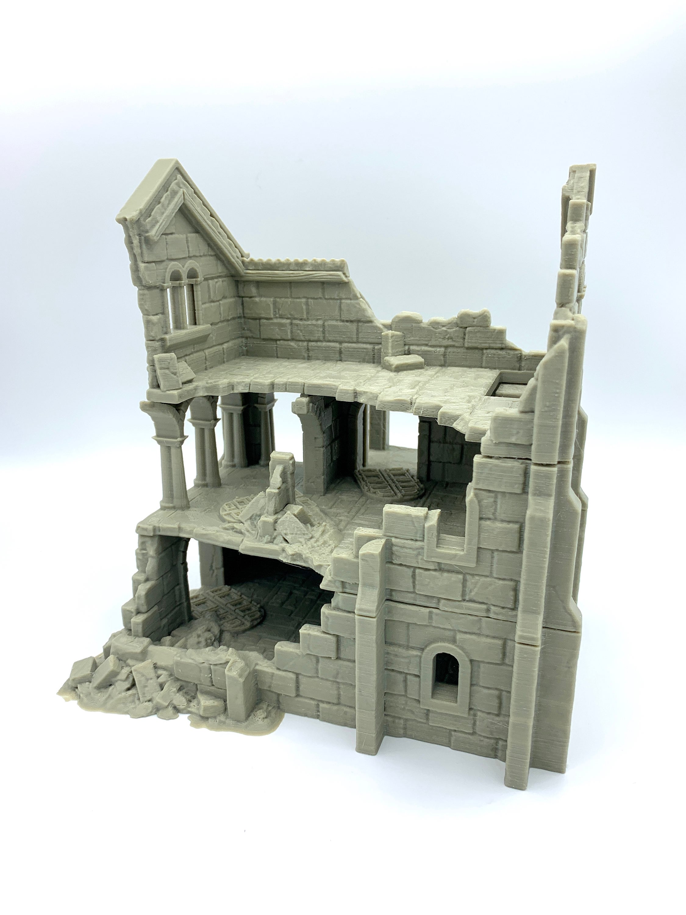 Arkenfel Ruined House 5 / Dark Realms Terrain / RPG and Wargame 3d Printed Tabletop Terrain / Licensed Printer