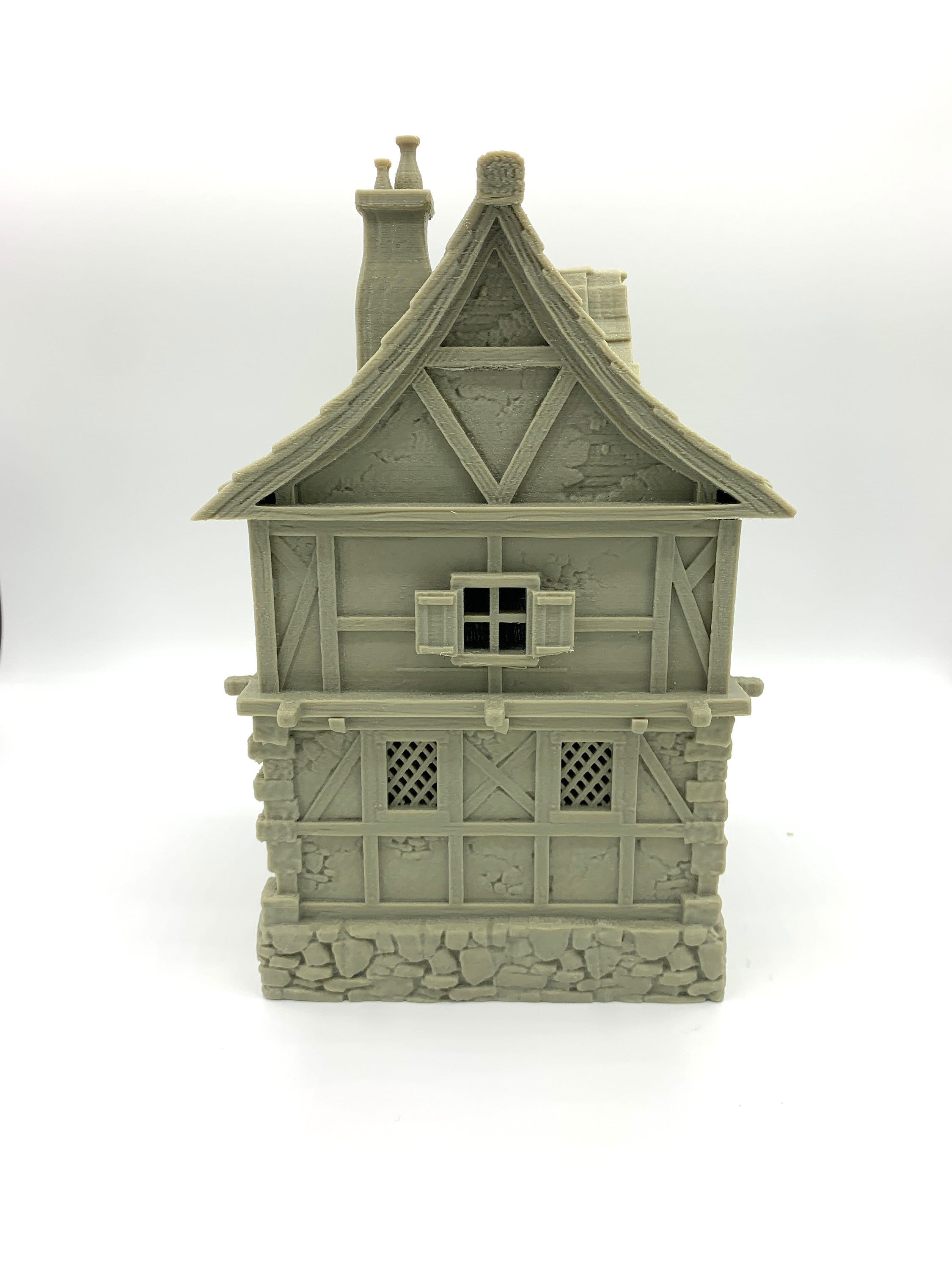 Tiradom House 2 / Kingdom of Tiradom Terrain / RPG and Wargame 3d Printed Tabletop Terrain / Licensed Printer