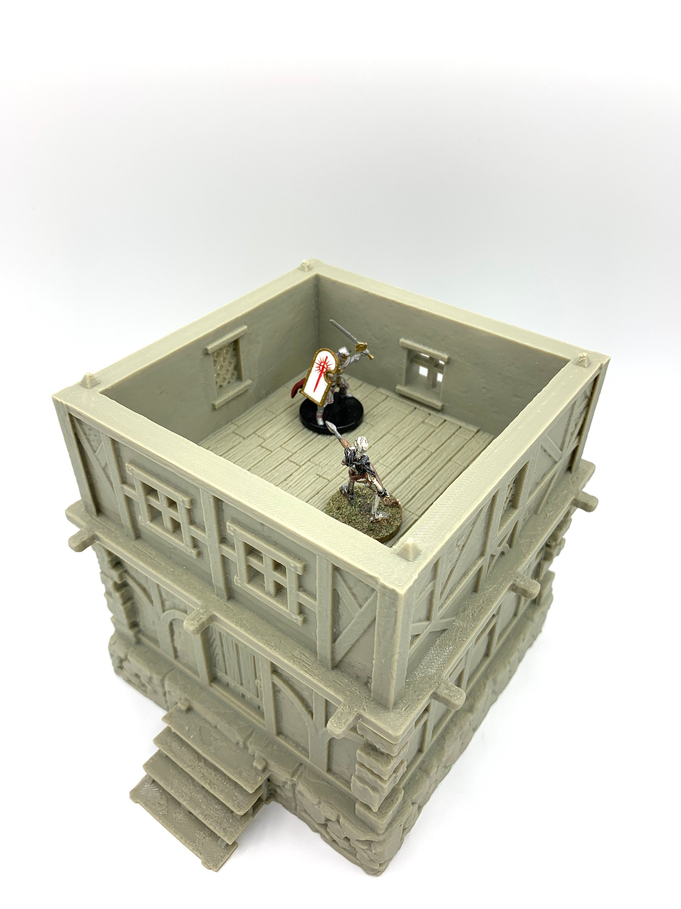 Tiradom House 2 / Kingdom of Tiradom Terrain / RPG and Wargame 3d Printed Tabletop Terrain / Licensed Printer