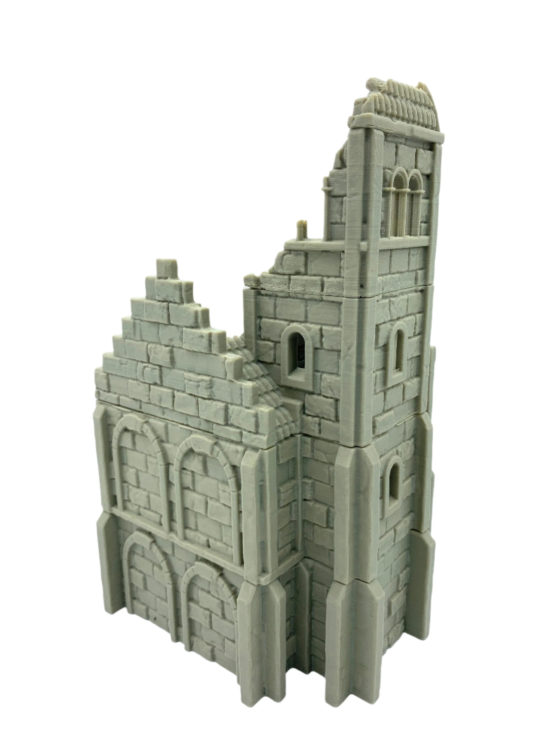Arkenfel Ruined House 3 / Dark Realms Terrain / RPG and Wargame 3d Printed Tabletop Terrain / Licensed Printer