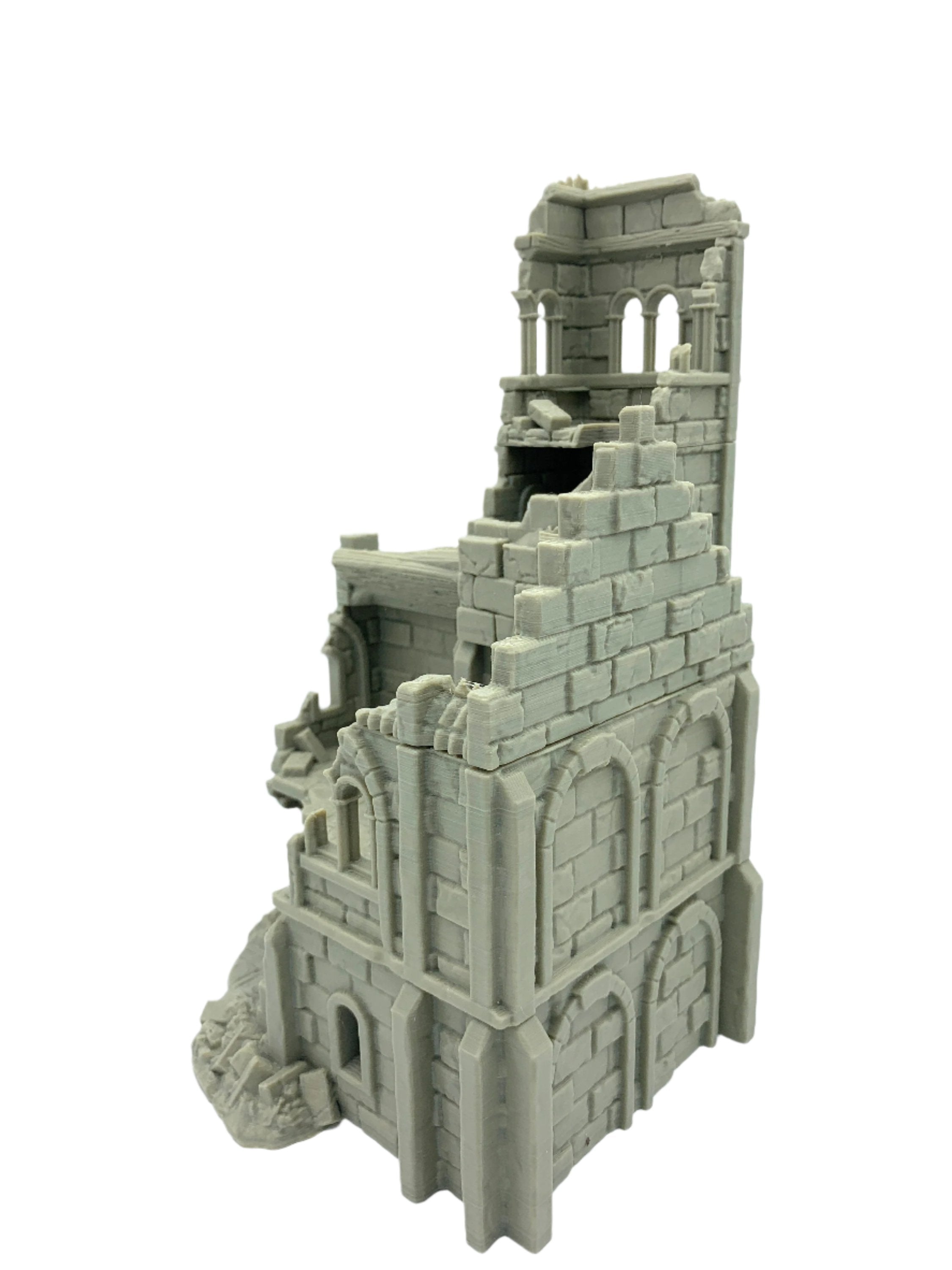 Arkenfel Ruined House 3 / Dark Realms Terrain / RPG and Wargame 3d Printed Tabletop Terrain / Licensed Printer