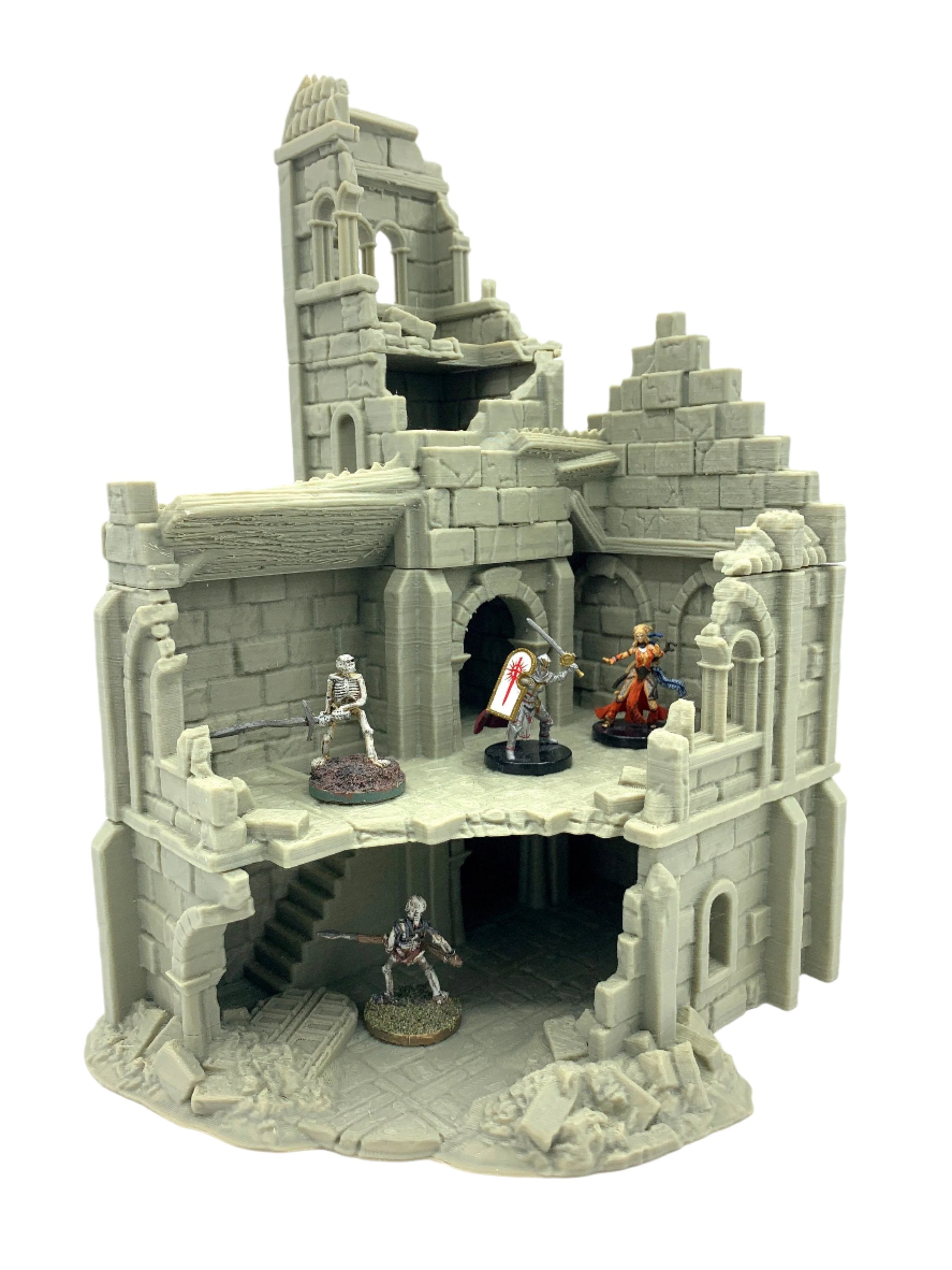 Arkenfel Ruined House 3 / Dark Realms Terrain / RPG and Wargame 3d Printed Tabletop Terrain / Licensed Printer
