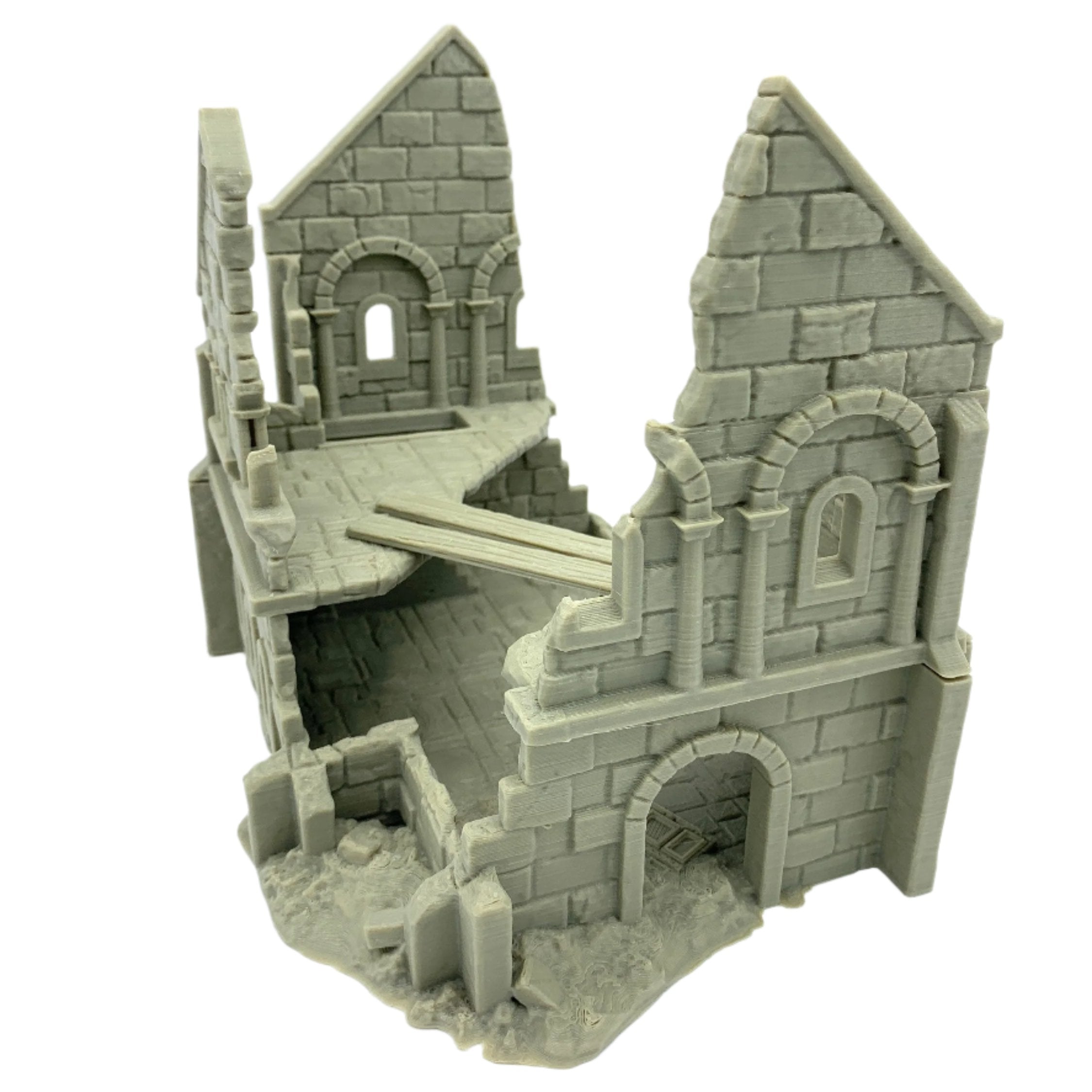 Arkenfel Ruined House 4 / Dark Realms Terrain / RPG and Wargame 3d Printed Tabletop Terrain / Licensed Printer