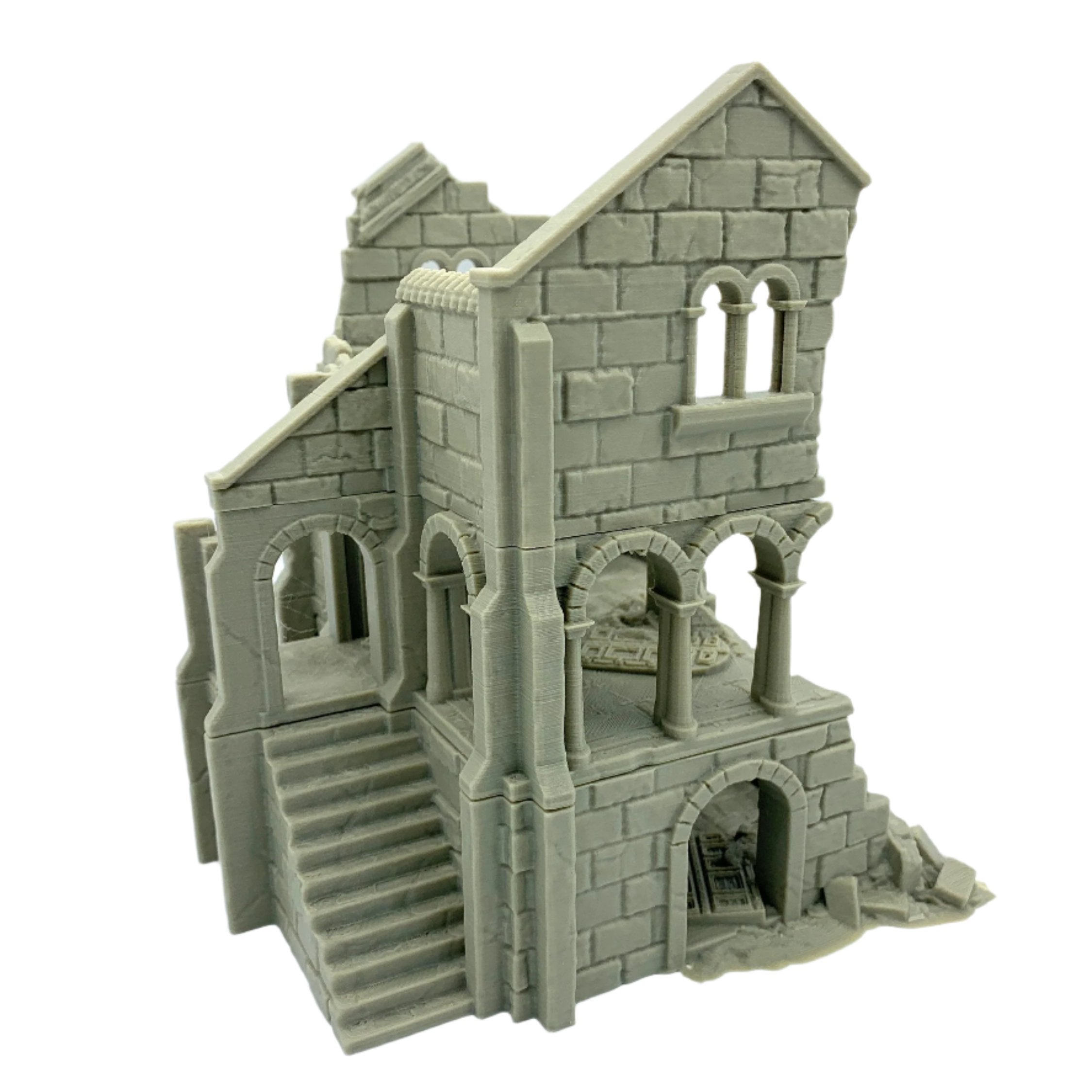 Arkenfel Ruined House 5 / Dark Realms Terrain / RPG and Wargame 3d Printed Tabletop Terrain / Licensed Printer