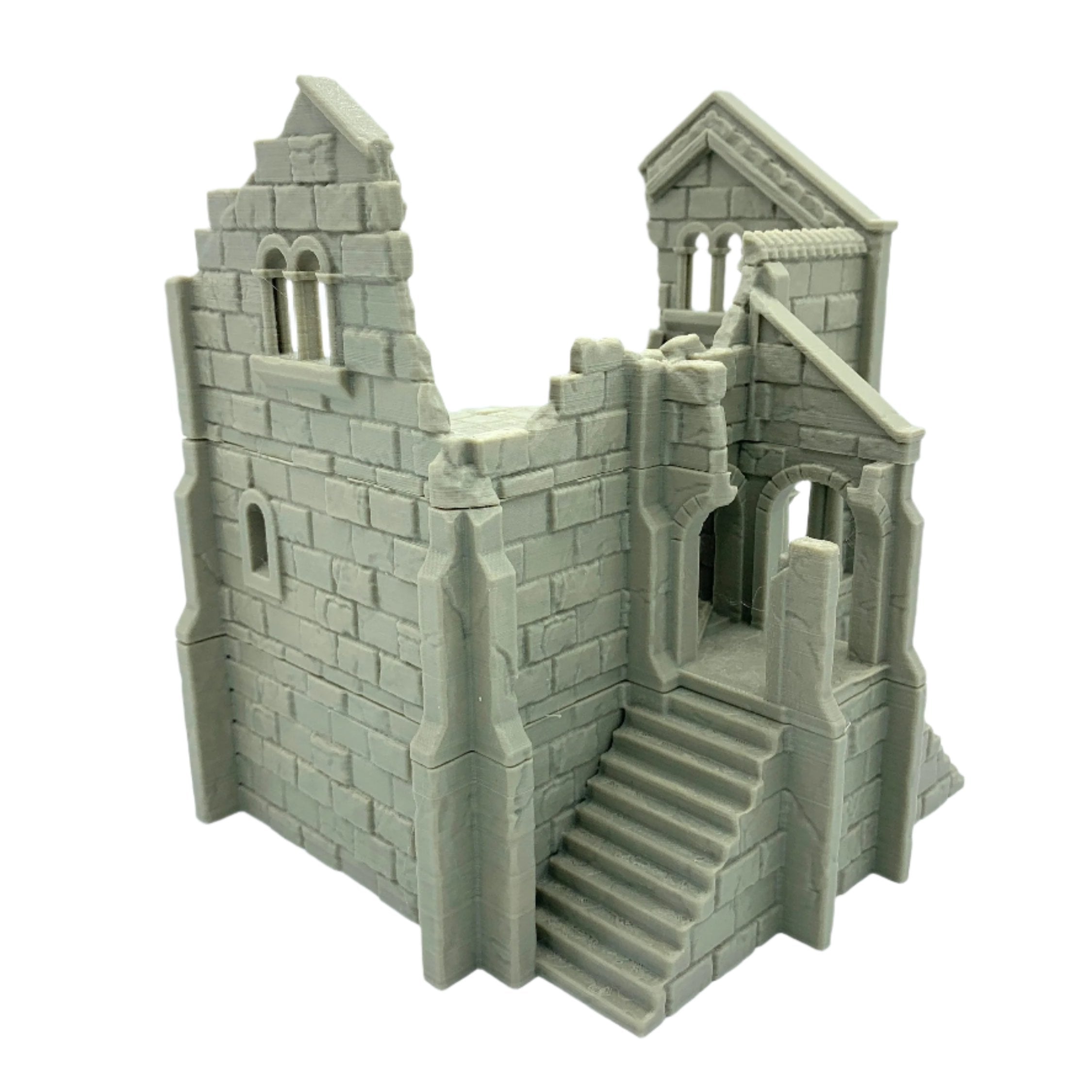 Arkenfel Ruined House 5 / Dark Realms Terrain / RPG and Wargame 3d Printed Tabletop Terrain / Licensed Printer