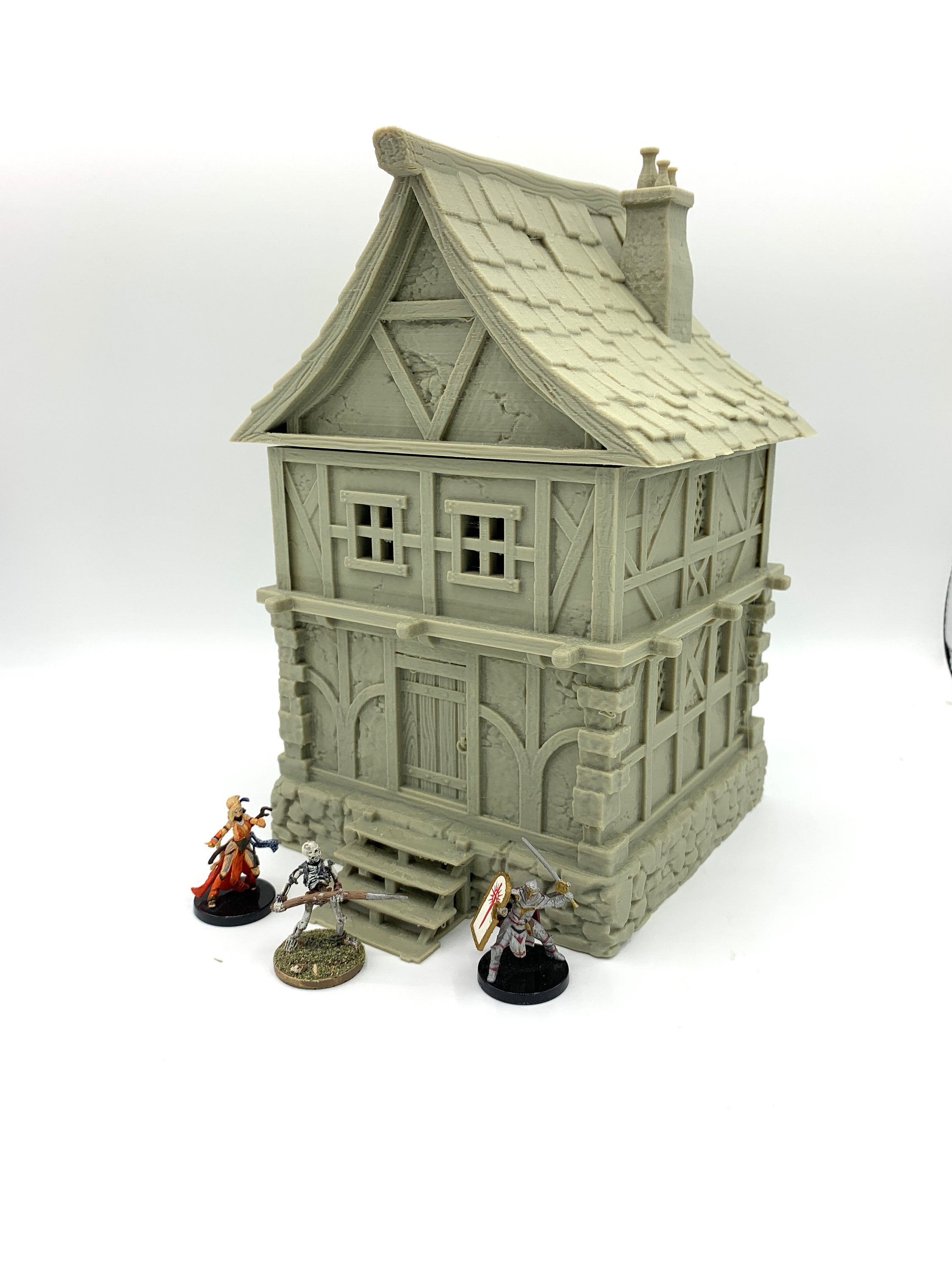 Tiradom House 2 / Kingdom of Tiradom Terrain / RPG and Wargame 3d Printed Tabletop Terrain / Licensed Printer