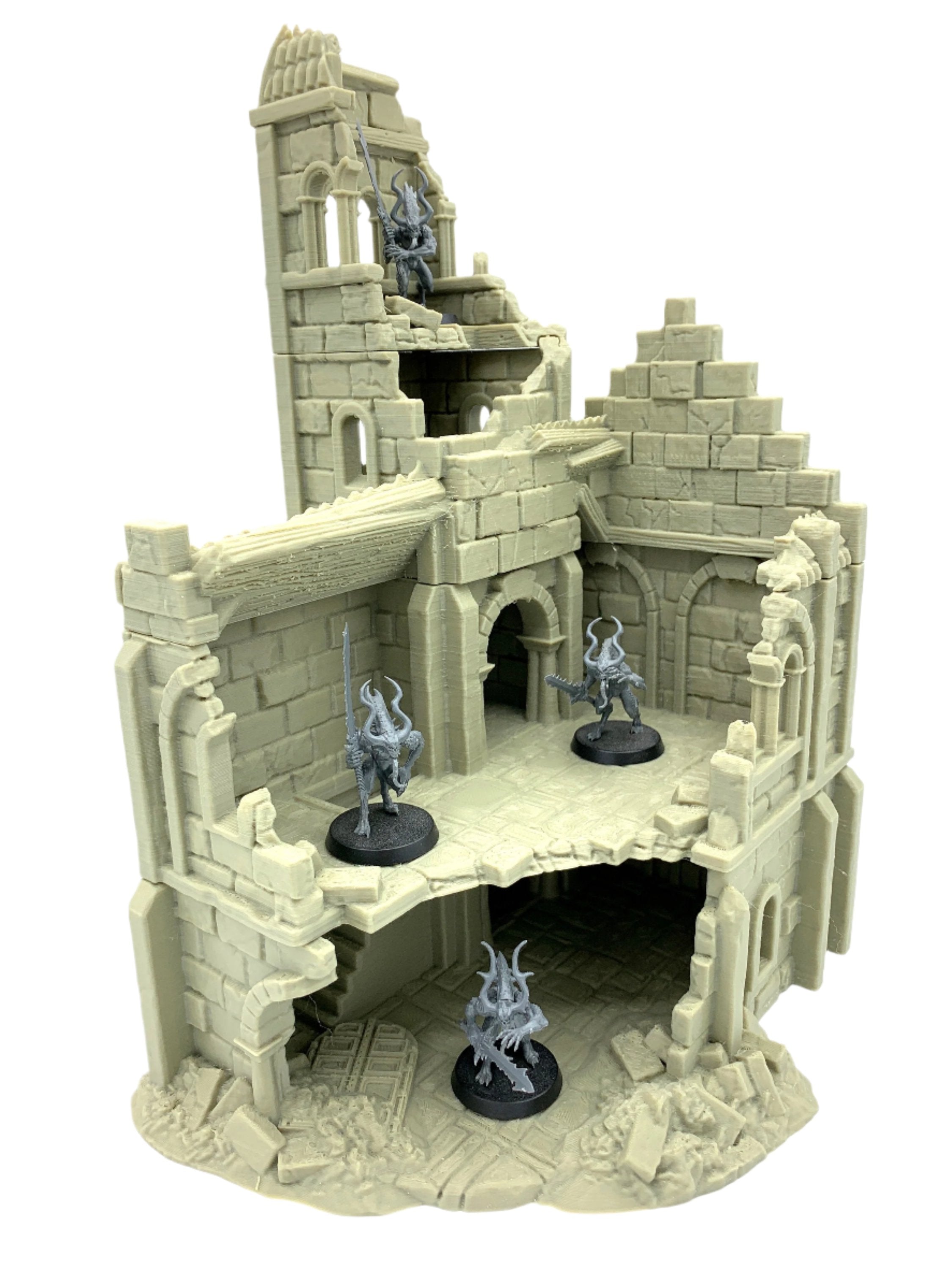 Arkenfel Ruined House 3 / Dark Realms Terrain / RPG and Wargame 3d Printed Tabletop Terrain / Licensed Printer