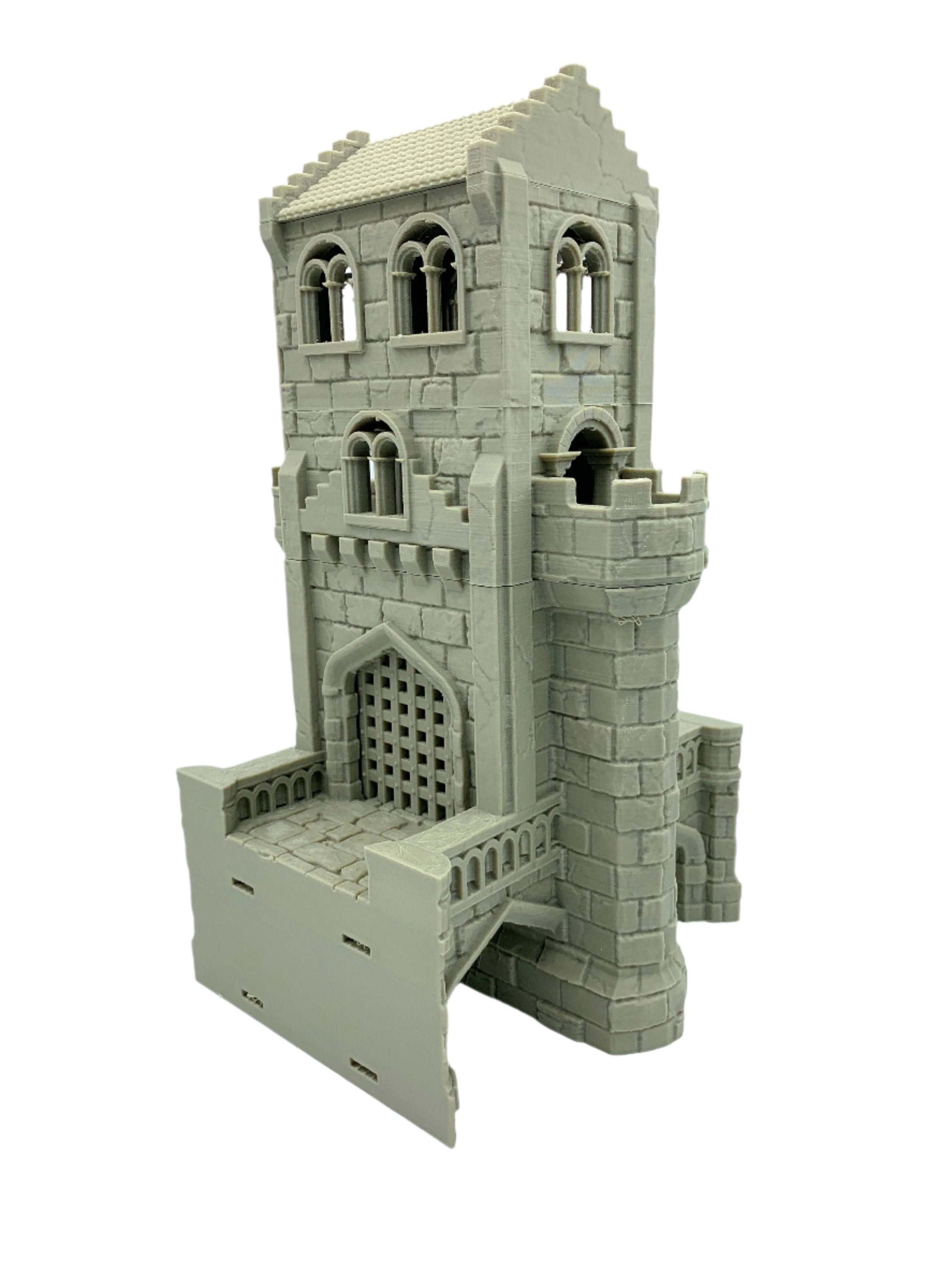 Arkenfel Modular Bridge GateHouse / Dark Realms Terrain / RPG and Wargame 3d Printed Tabletop Terrain / Licensed Printer
