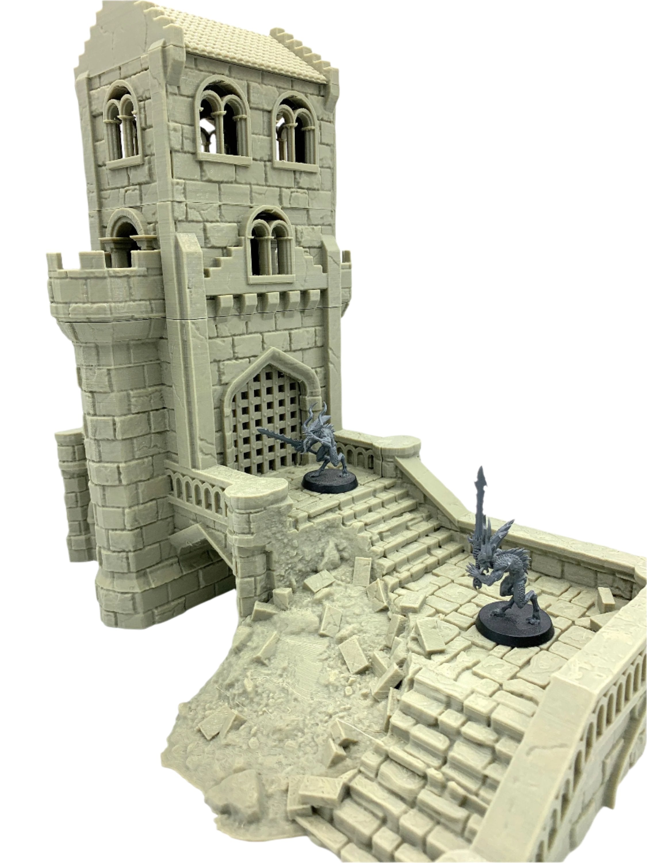 Arkenfel Modular Bridge GateHouse / Dark Realms Terrain / RPG and Wargame 3d Printed Tabletop Terrain / Licensed Printer