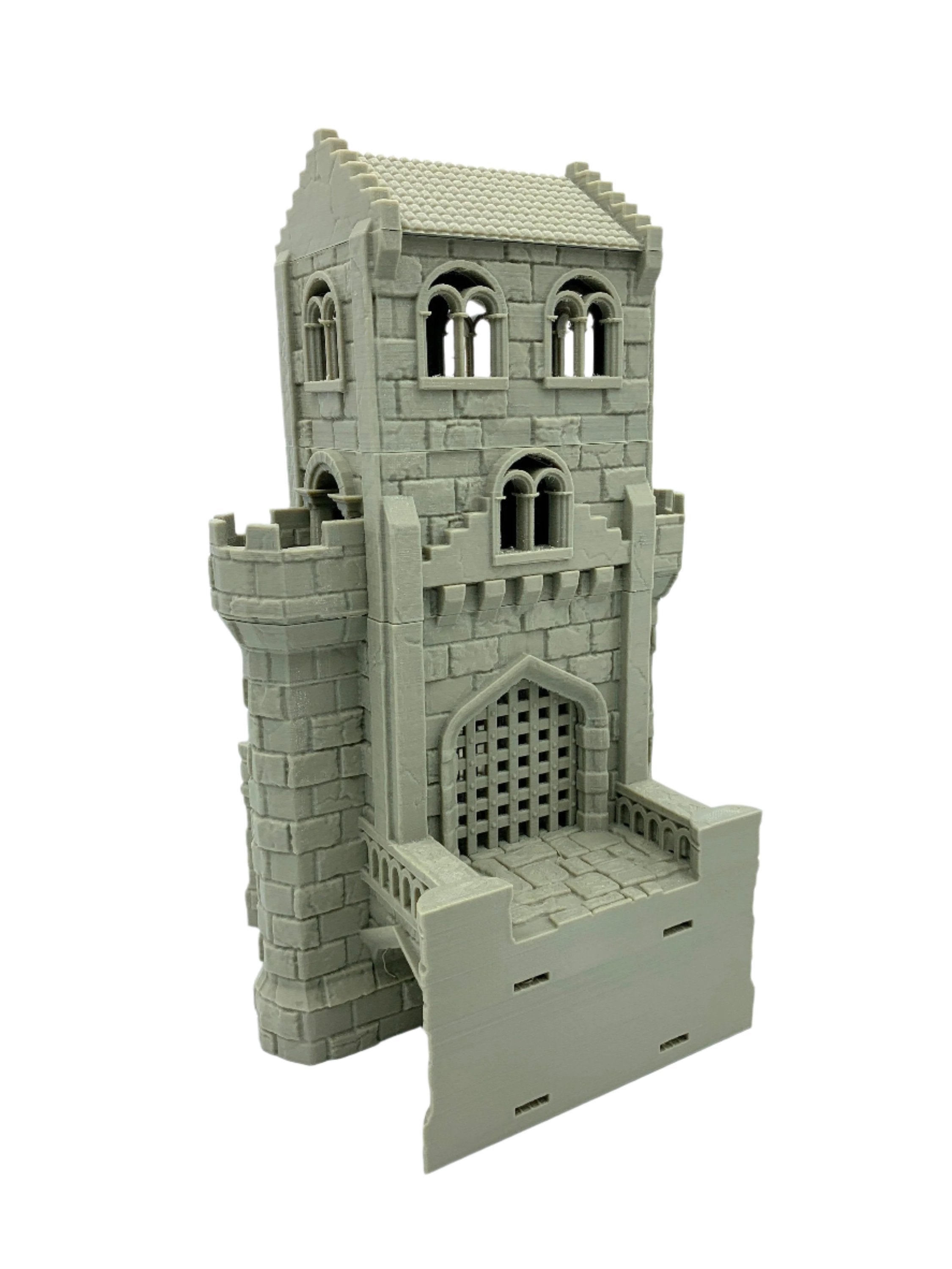 Arkenfel Modular Bridge GateHouse / Dark Realms Terrain / RPG and Wargame 3d Printed Tabletop Terrain / Licensed Printer