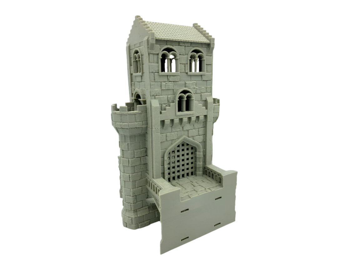 Arkenfel Modular Bridge GateHouse / Dark Realms Terrain / RPG and Wargame 3d Printed Tabletop Terrain / Licensed Printer