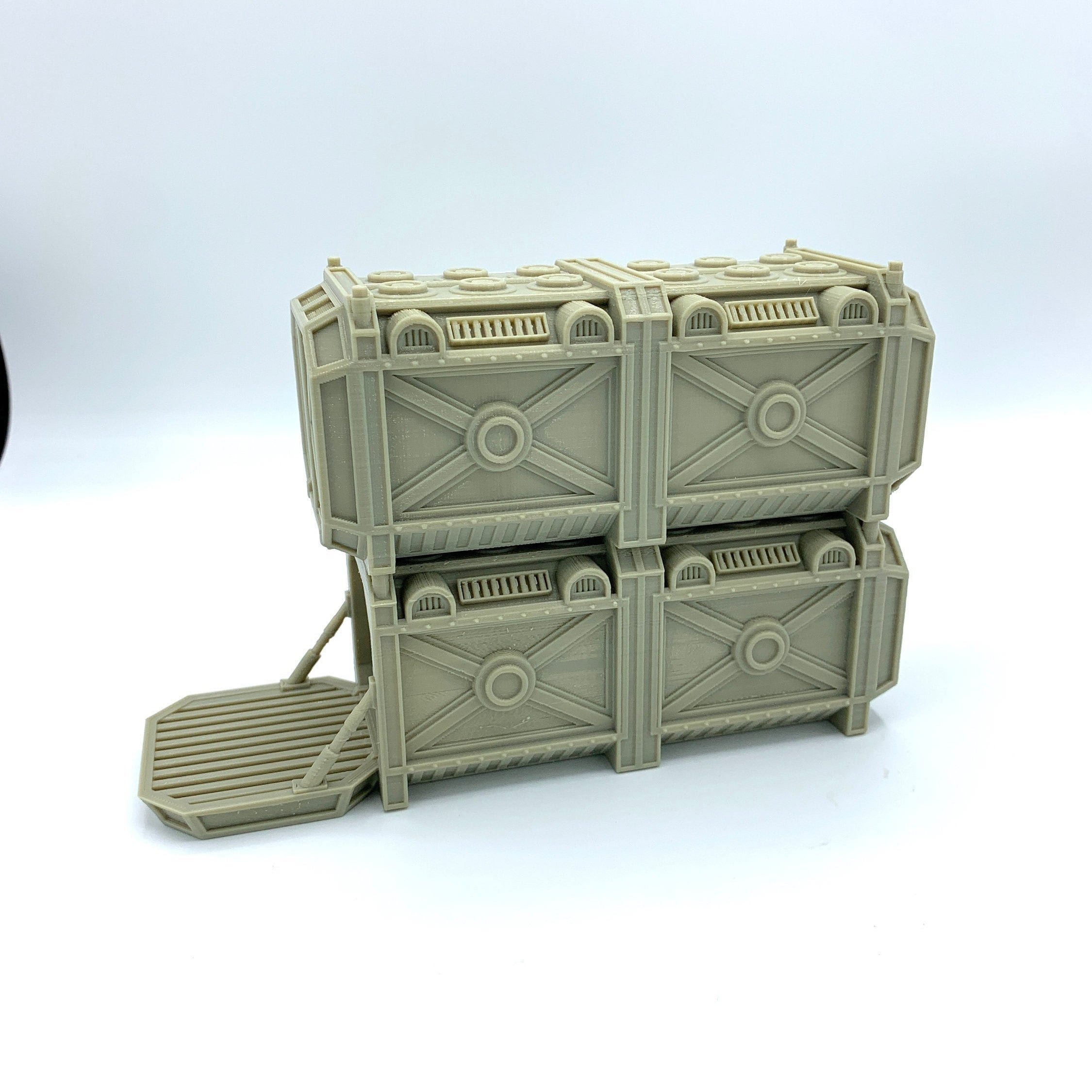 3d Printed / Sci-fi Shipping Containers /Star Wars Legion Compatible Pack/ Corvus Games Terrain Licensed Printer / Print to Order