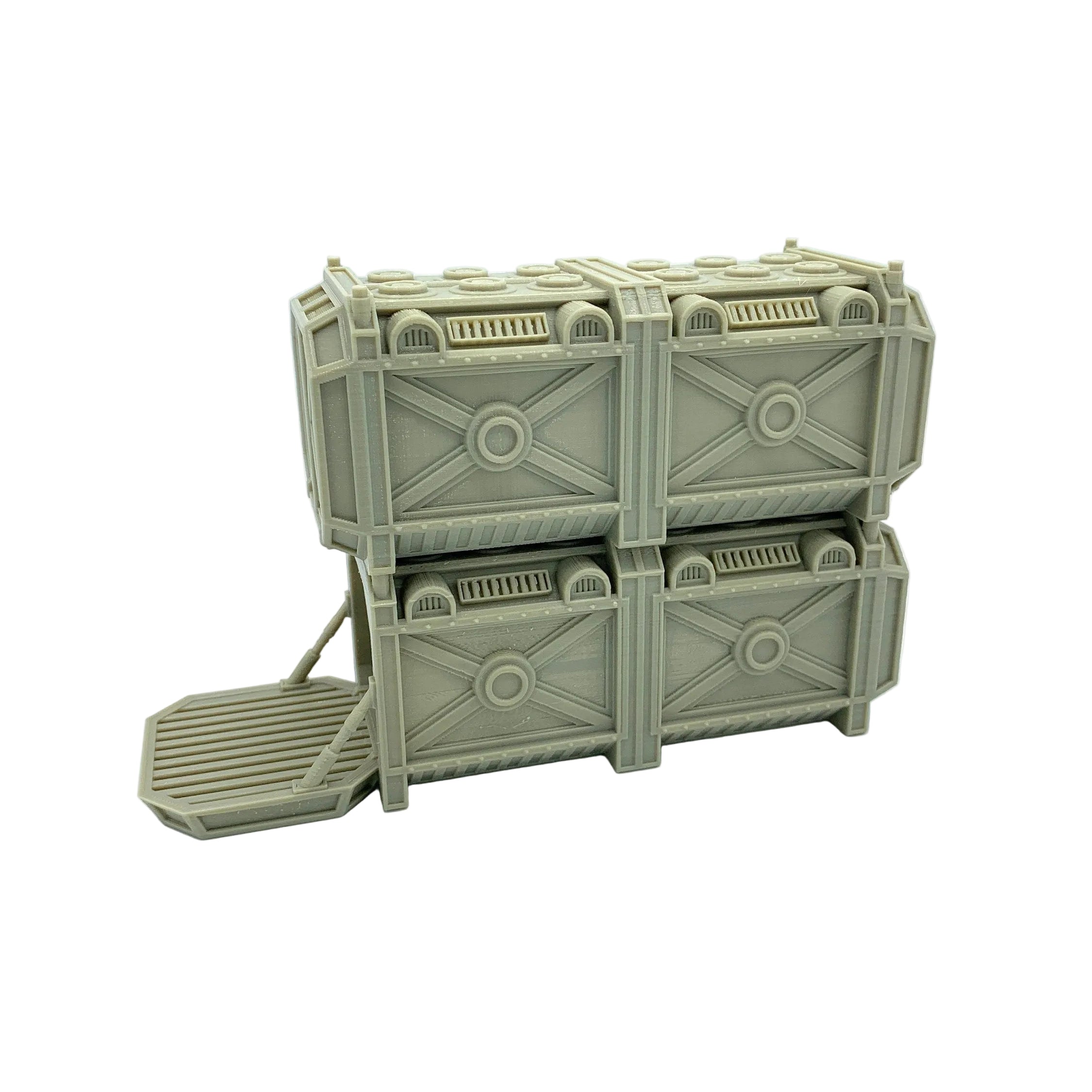 3d Printed / Sci-fi Shipping Containers /Star Wars Legion Compatible Pack/ Corvus Games Terrain Licensed Printer / Print to Order