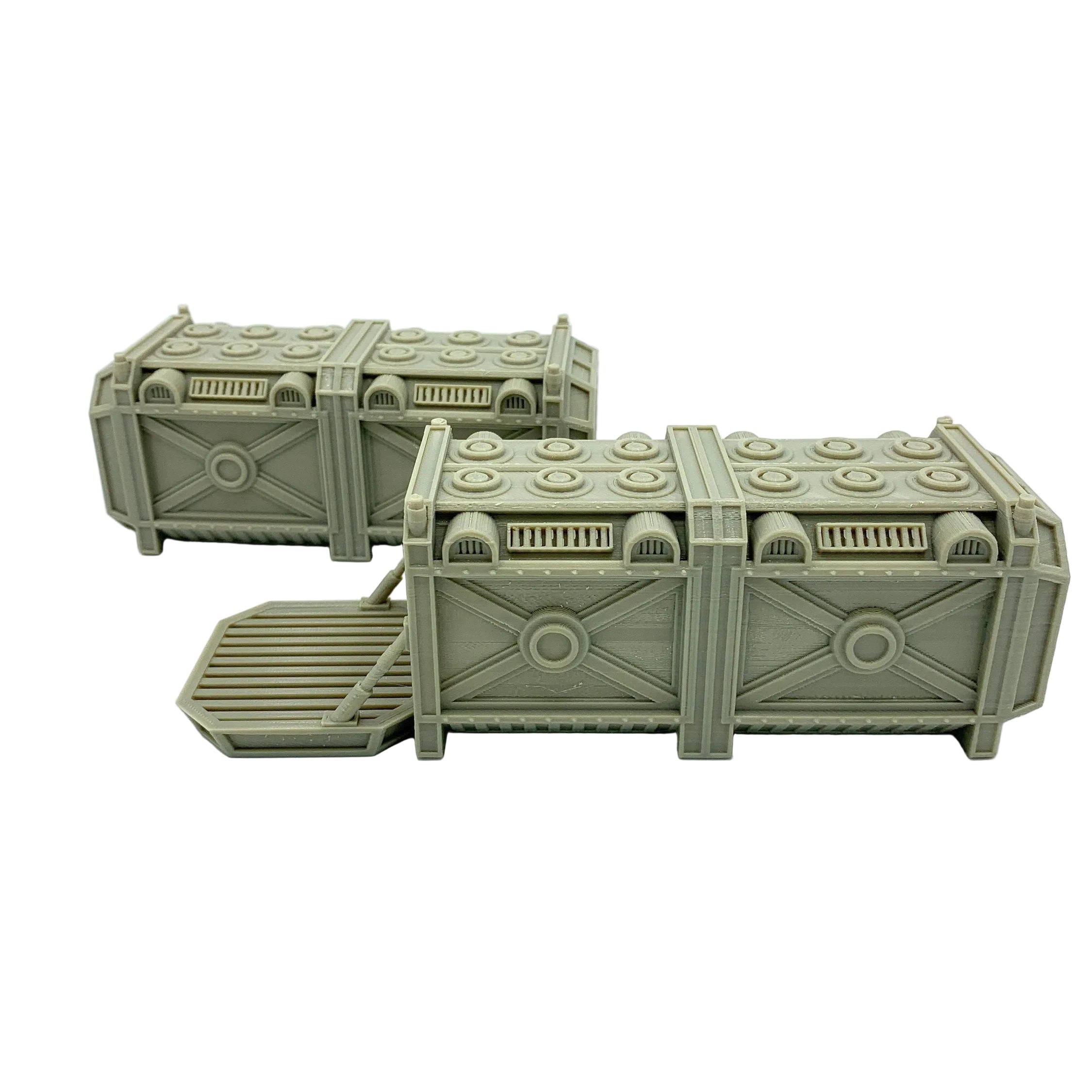 3d Printed / Sci-fi Shipping Containers /Star Wars Legion Compatible Pack/ Corvus Games Terrain Licensed Printer / Print to Order