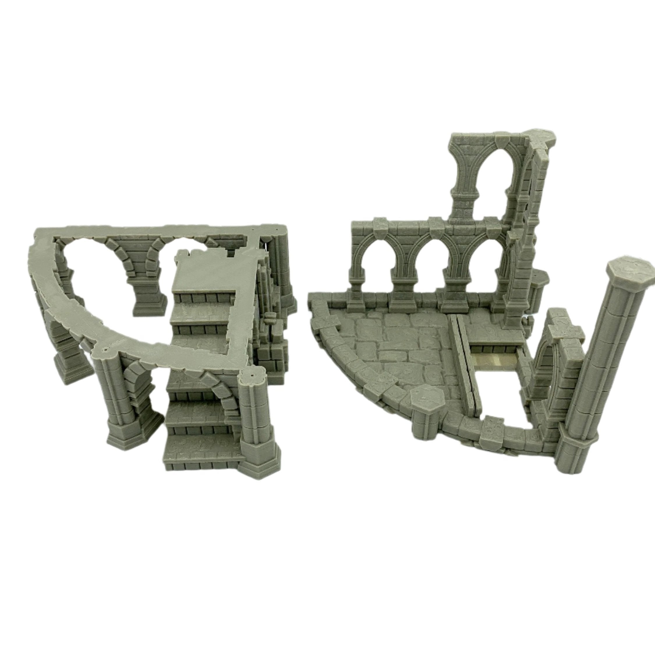Frostguard Ruin Pack 1 / RPG and Wargame 3d Printed Tabletop Terrain / Licensed Printer