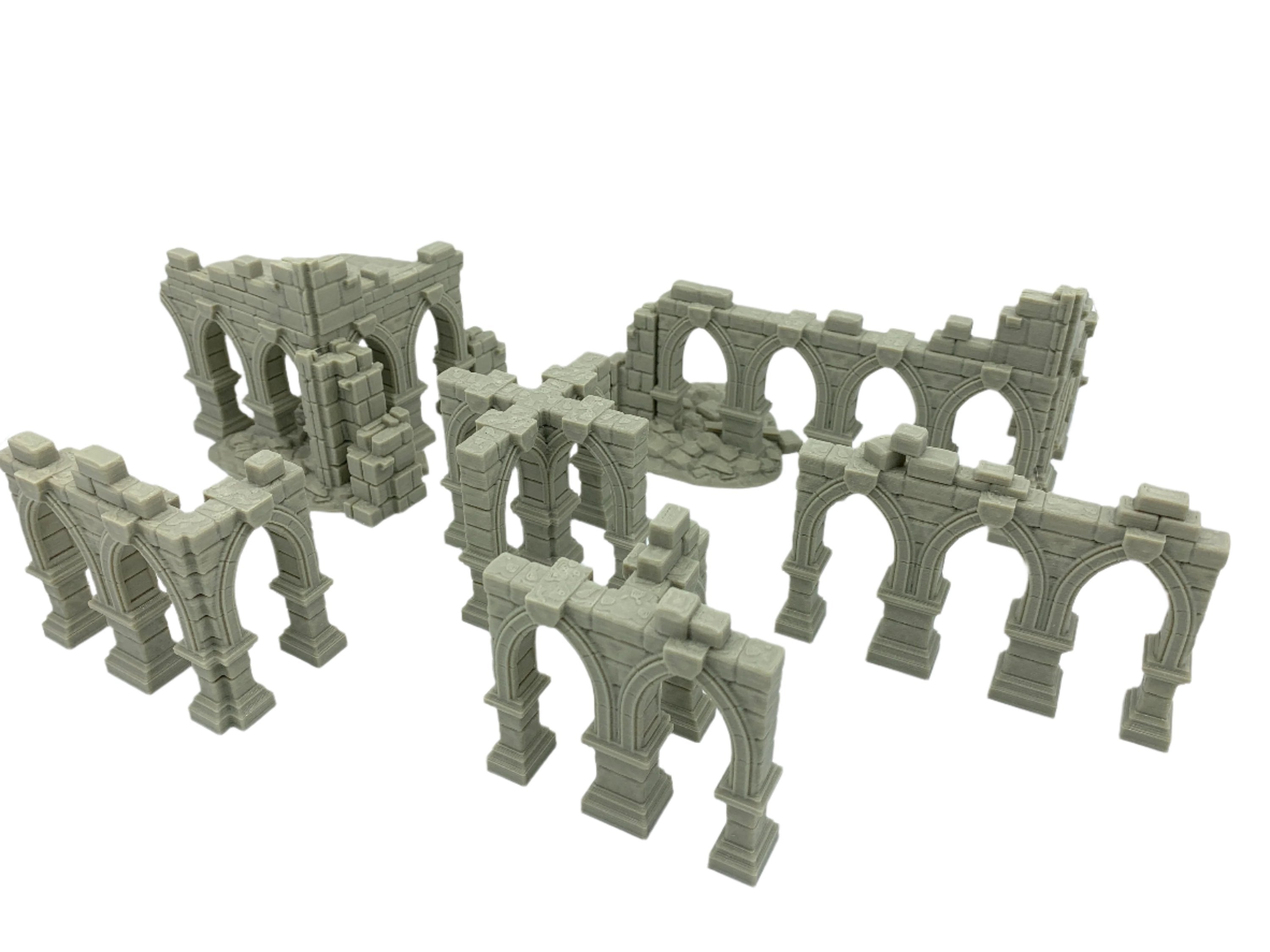 Frostguard Ruin Pack 2 / RPG and Wargame 3d Printed Tabletop Terrain / Licensed Printer