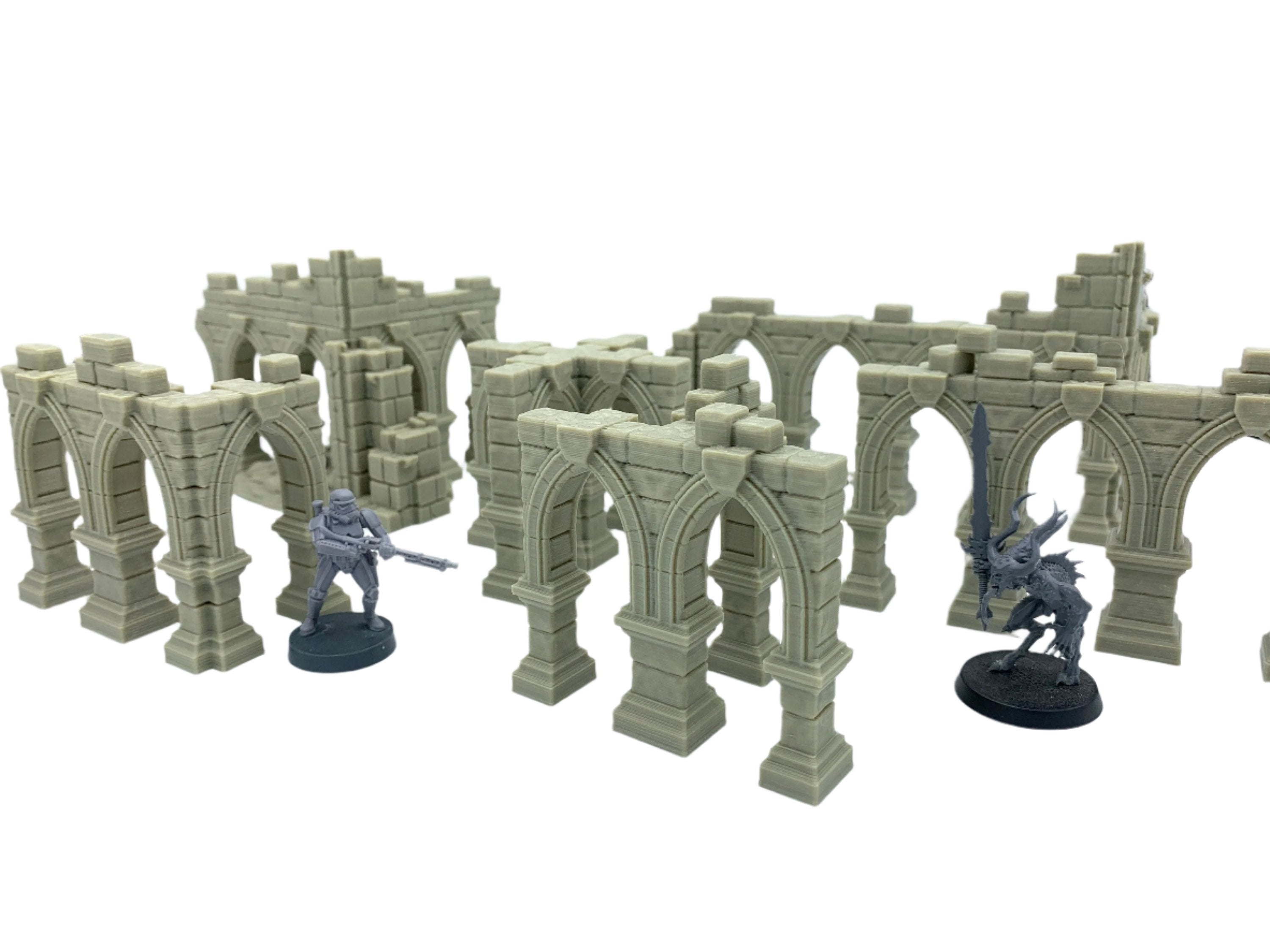 Frostguard Ruin Pack 2 / RPG and Wargame 3d Printed Tabletop Terrain / Licensed Printer