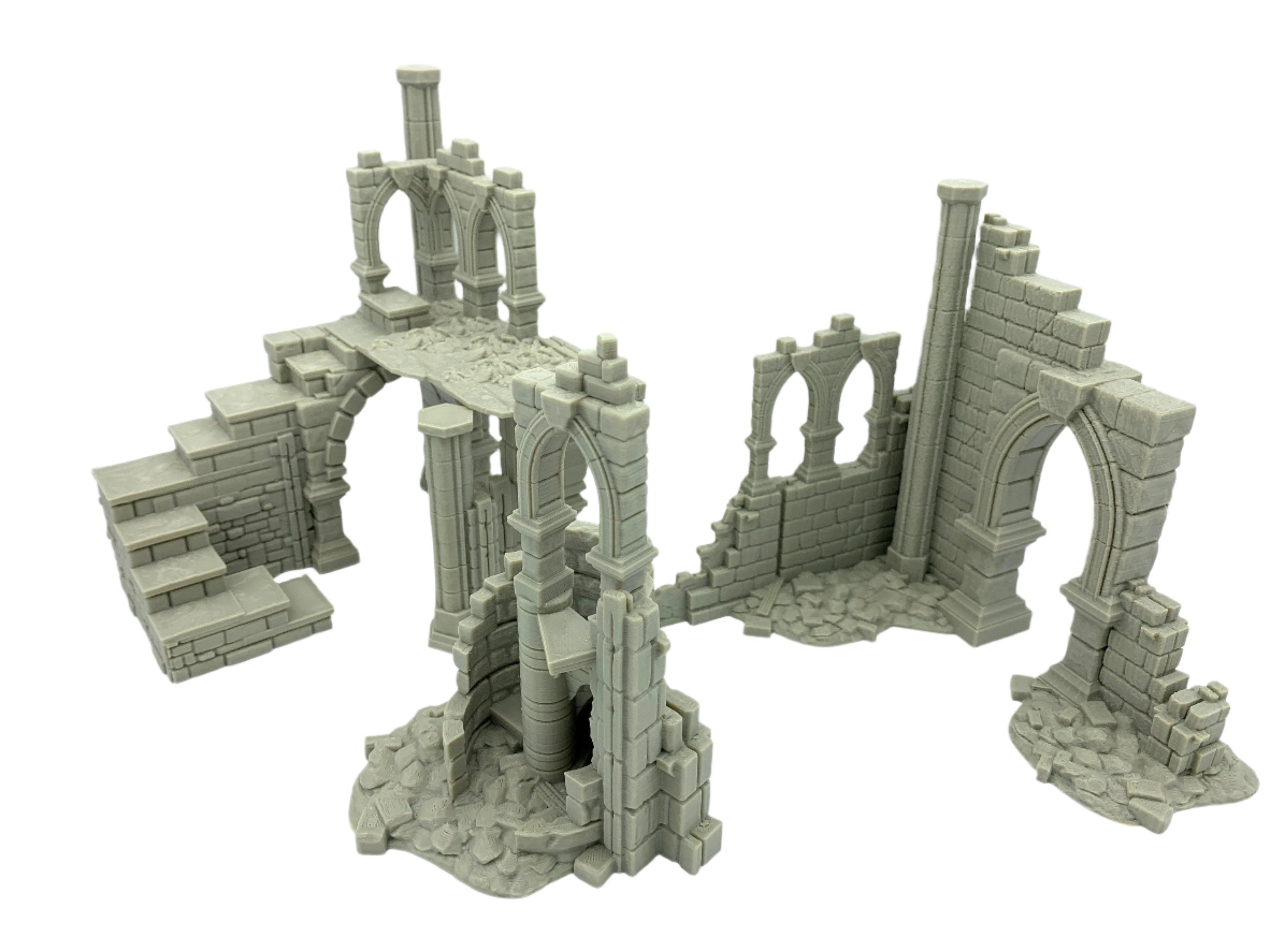 Frostguard Ruin Pack 4 / RPG and Wargame 3d Printed Tabletop Terrain / Licensed Printer