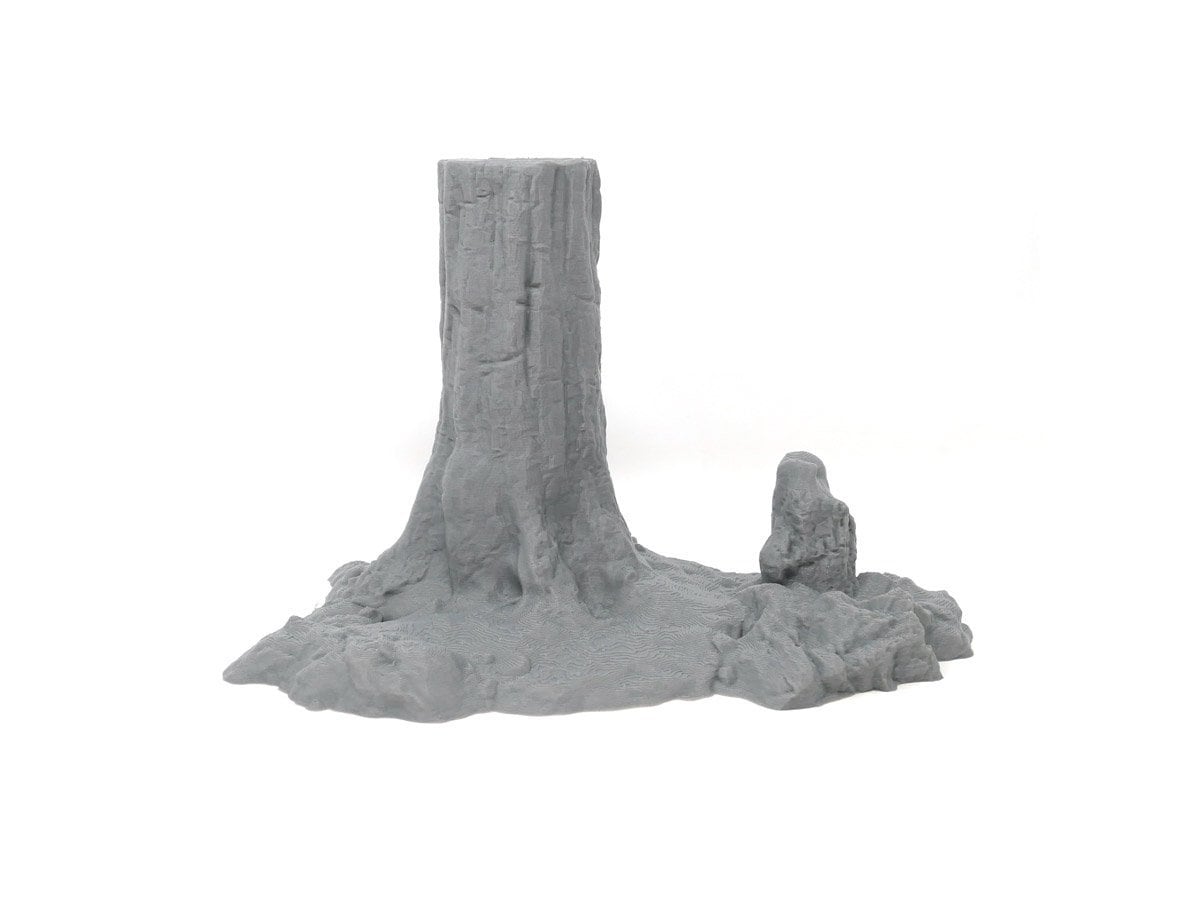 Tree and Stump / Imperial Terrain Licensed On-Line Printer / Print to Order