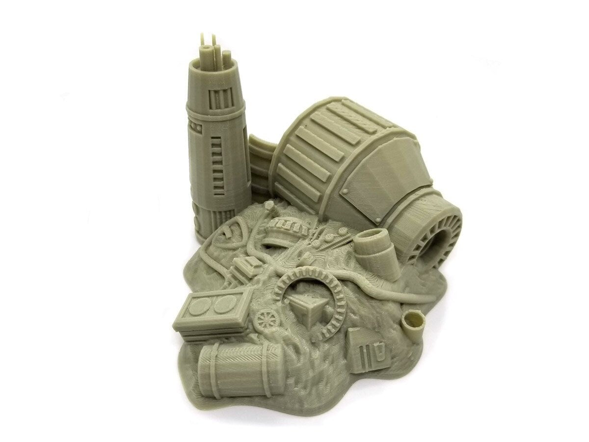 3d Printed Sci-Fi Junkyard Heaps / Imperial Terrain Licensed On-Line Printer / Print to Order