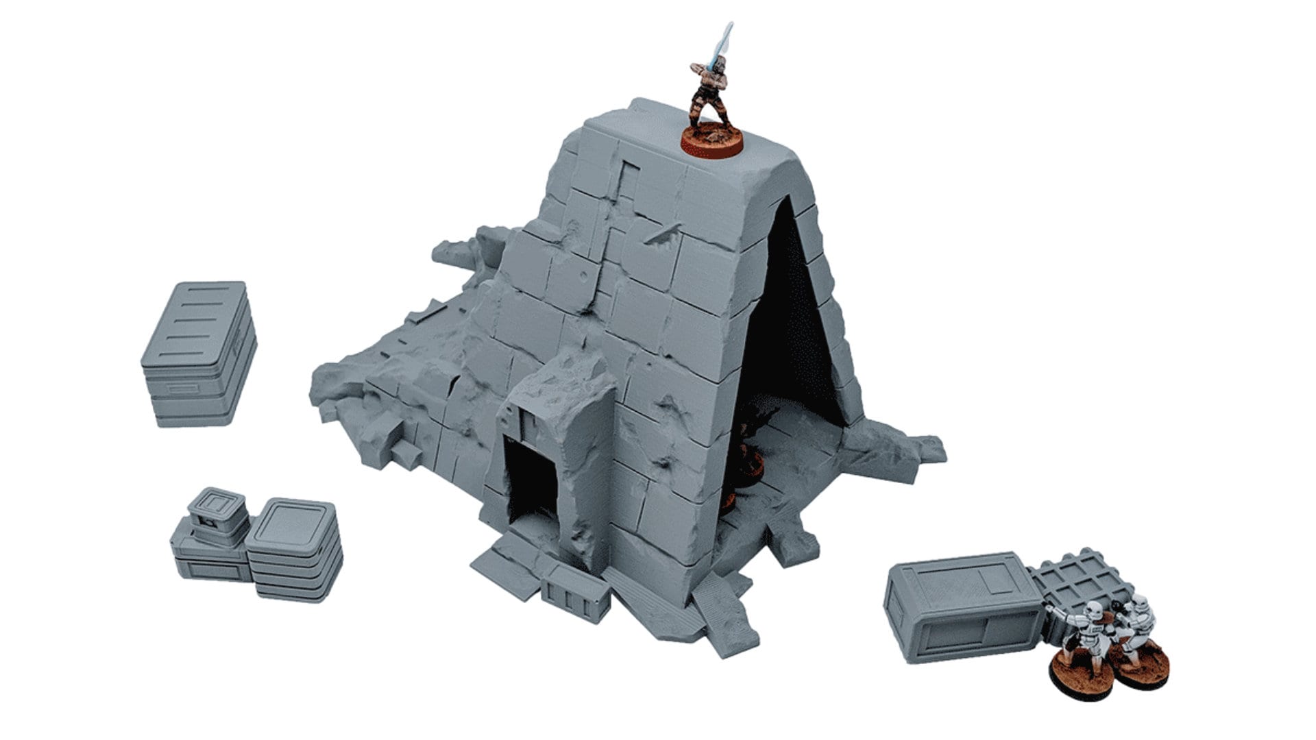 Store House Ruins / Imperial Terrain Licensed On-Line Printer / Print to Order