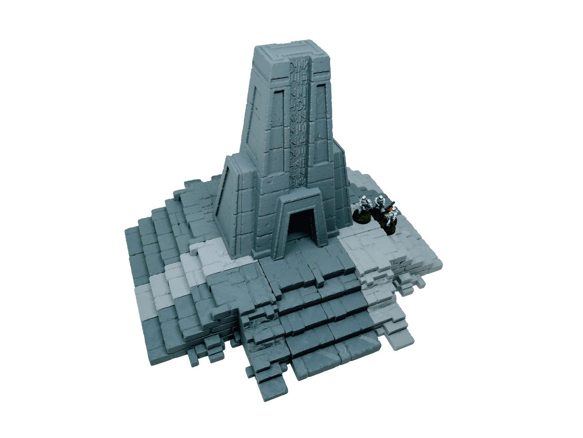 Ancient Ruins Large Temple / Legion / 40k / Shatterpoint / Imperial Terrain Licensed On-Line Printer / Print to Order