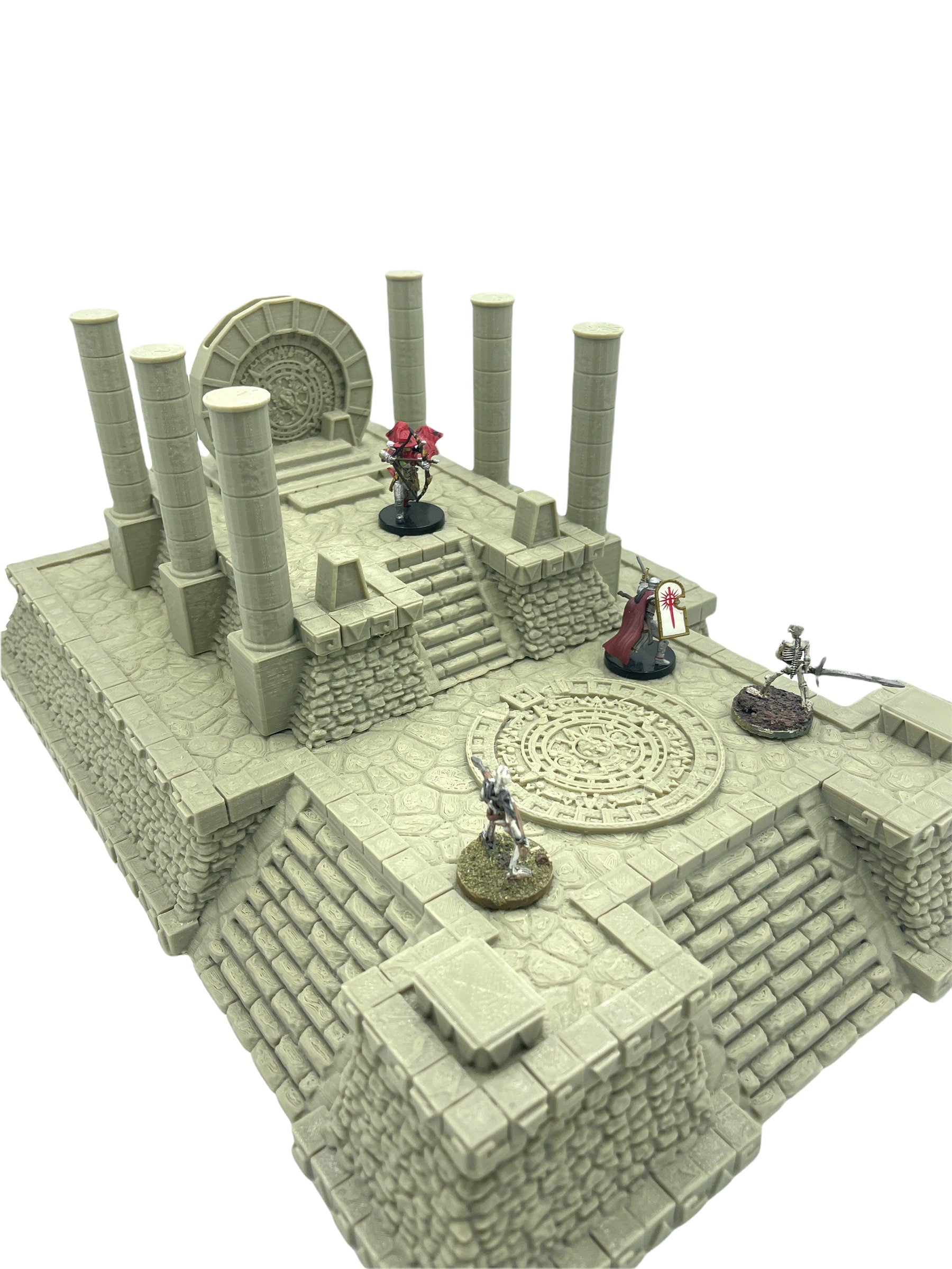 Jungle Summoning Portal / Dark Realms Forge / RPG and Wargame 3d Printed Tabletop Terrain / Licensed Printer