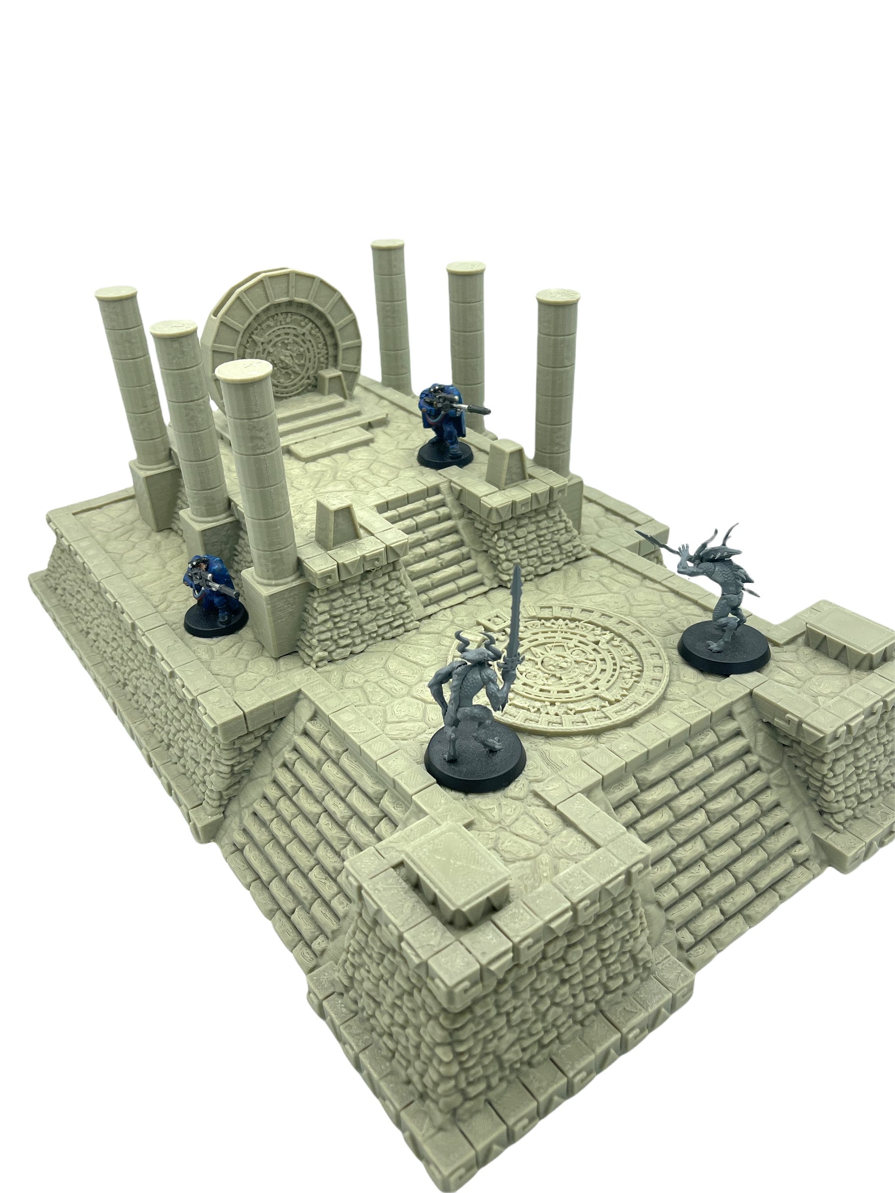 Jungle Summoning Portal / Dark Realms Forge / RPG and Wargame 3d Printed Tabletop Terrain / Licensed Printer