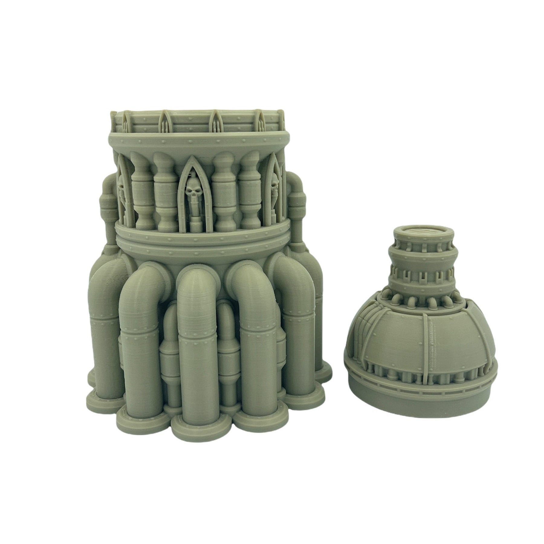 Outpost 21 - Smokestack 1 / Forbidden Prints / RPG and Wargame 3d Printed Tabletop Terrain / Licensed Printer