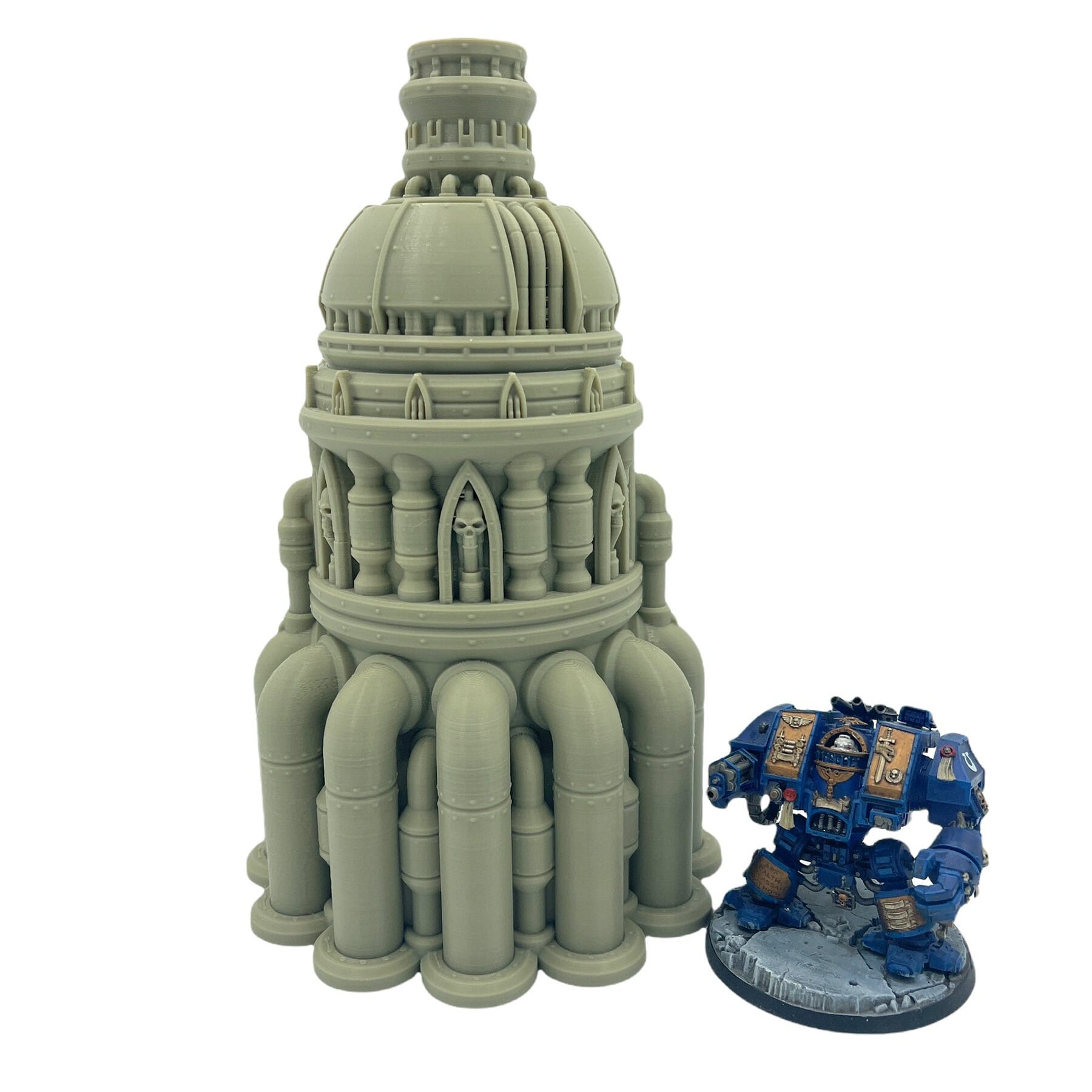 Outpost 21 - Smokestack 1 / Forbidden Prints / RPG and Wargame 3d Printed Tabletop Terrain / Licensed Printer