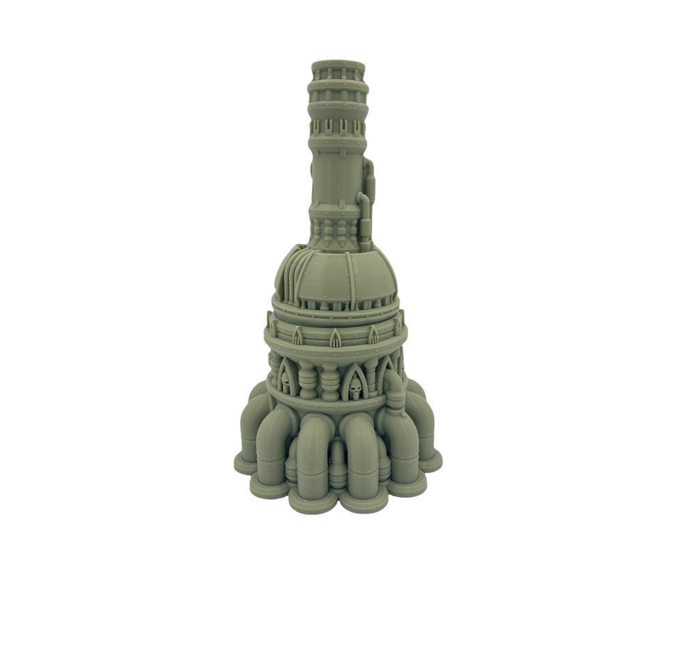 Outpost 21 - Smokestack 2 / Forbidden Prints / RPG and Wargame 3d Printed Tabletop Terrain / Licensed Printer