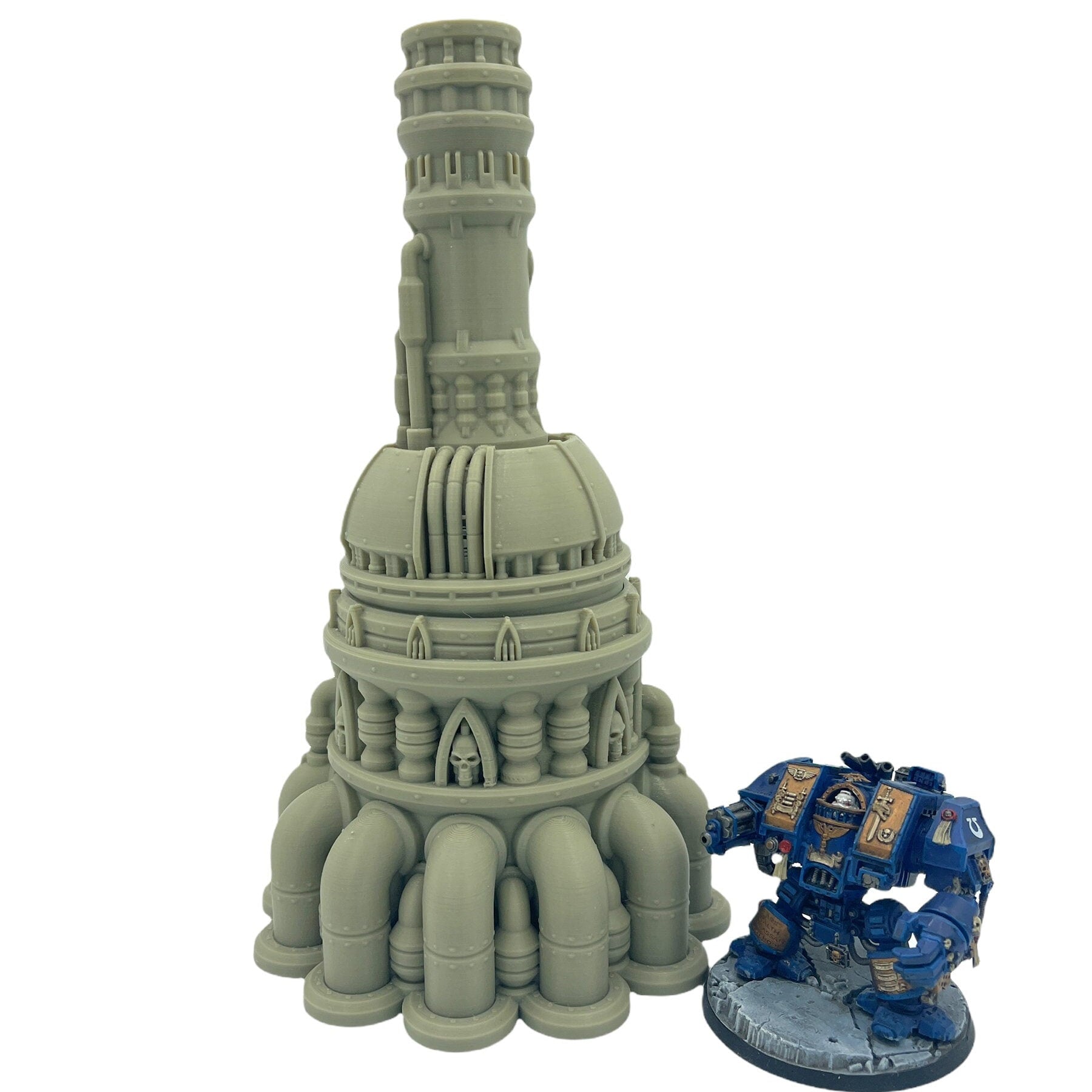 Outpost 21 - Smokestack 2 / Forbidden Prints / RPG and Wargame 3d Printed Tabletop Terrain / Licensed Printer