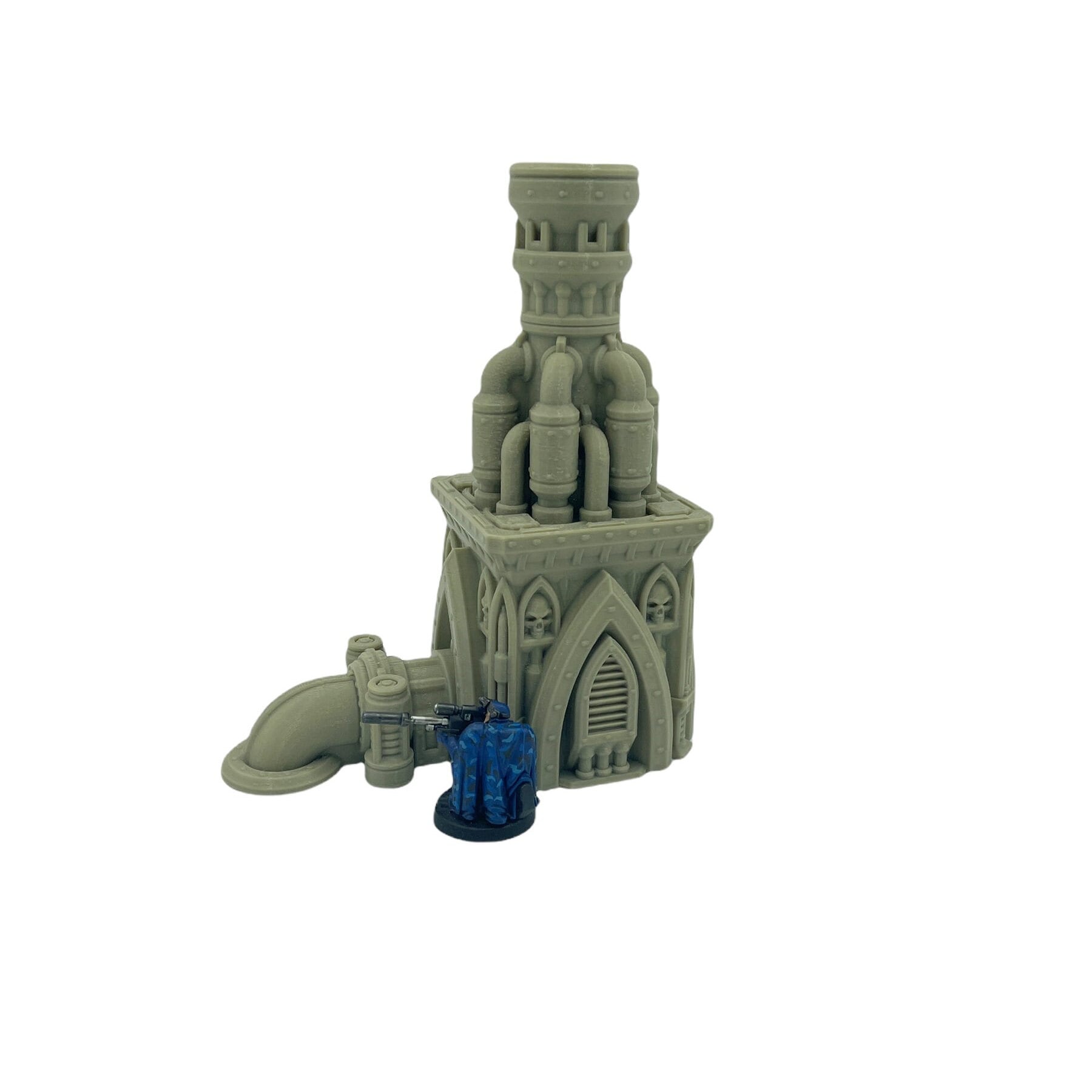Outpost 21 - Smokestack Scatter Pack / Forbidden Prints / RPG and Wargame 3d Printed Tabletop Terrain / Licensed Printer