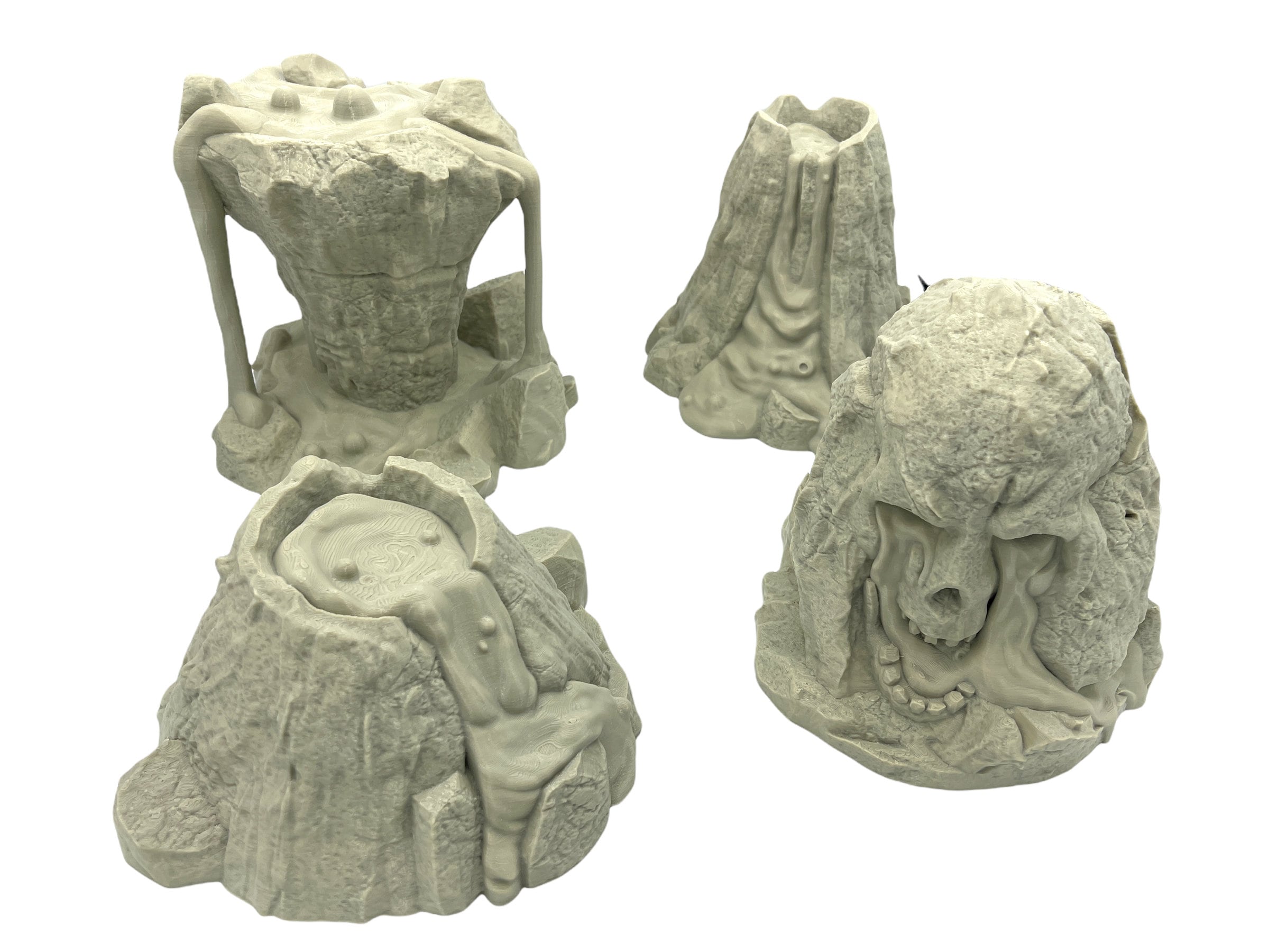 Volcanic Scatter Terrain / Txarli Factory / RPG and Wargame 3d Printed Tabletop Terrain / Licensed Printer