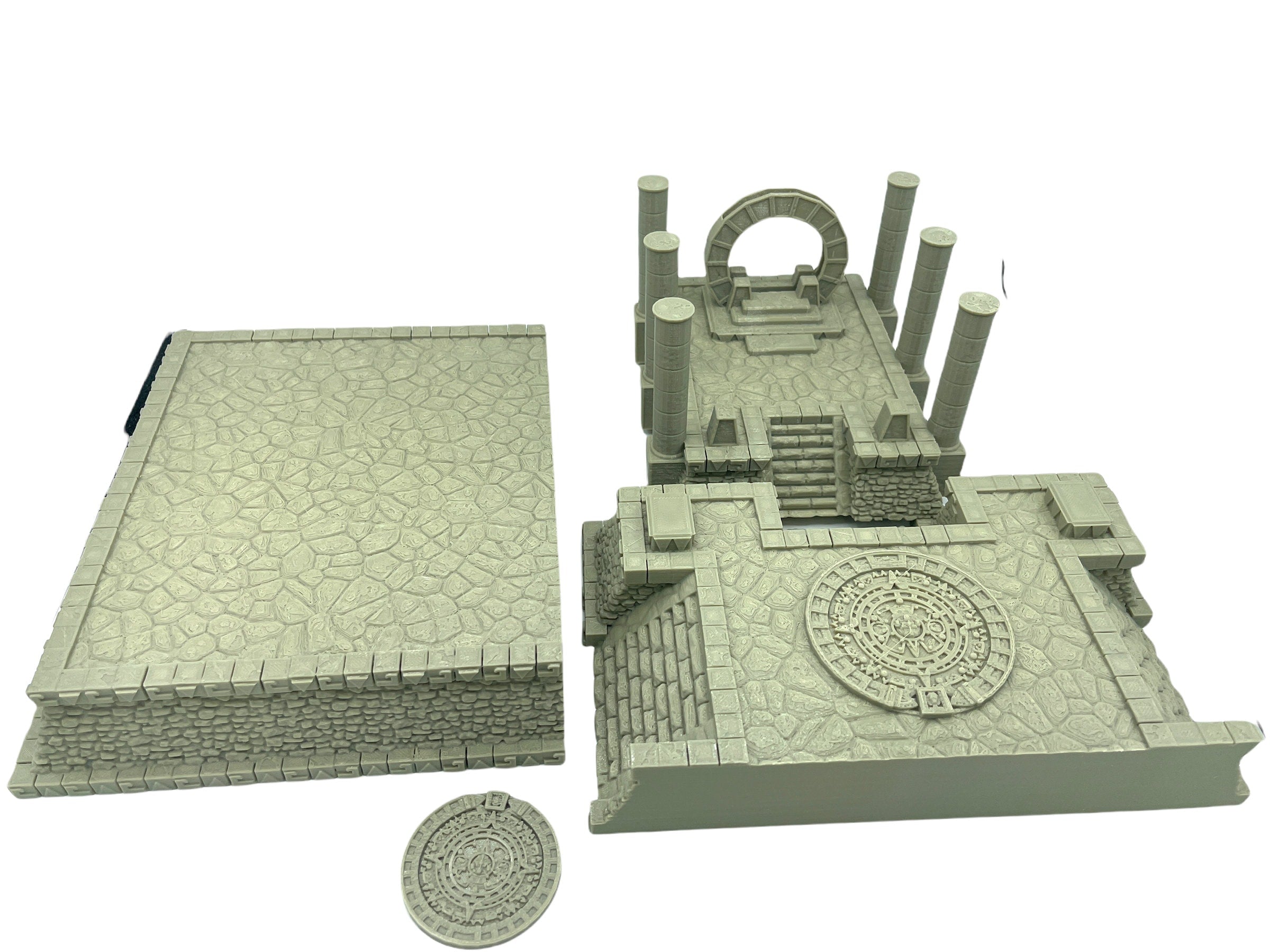 Jungle Summoning Portal / Dark Realms Forge / RPG and Wargame 3d Printed Tabletop Terrain / Licensed Printer