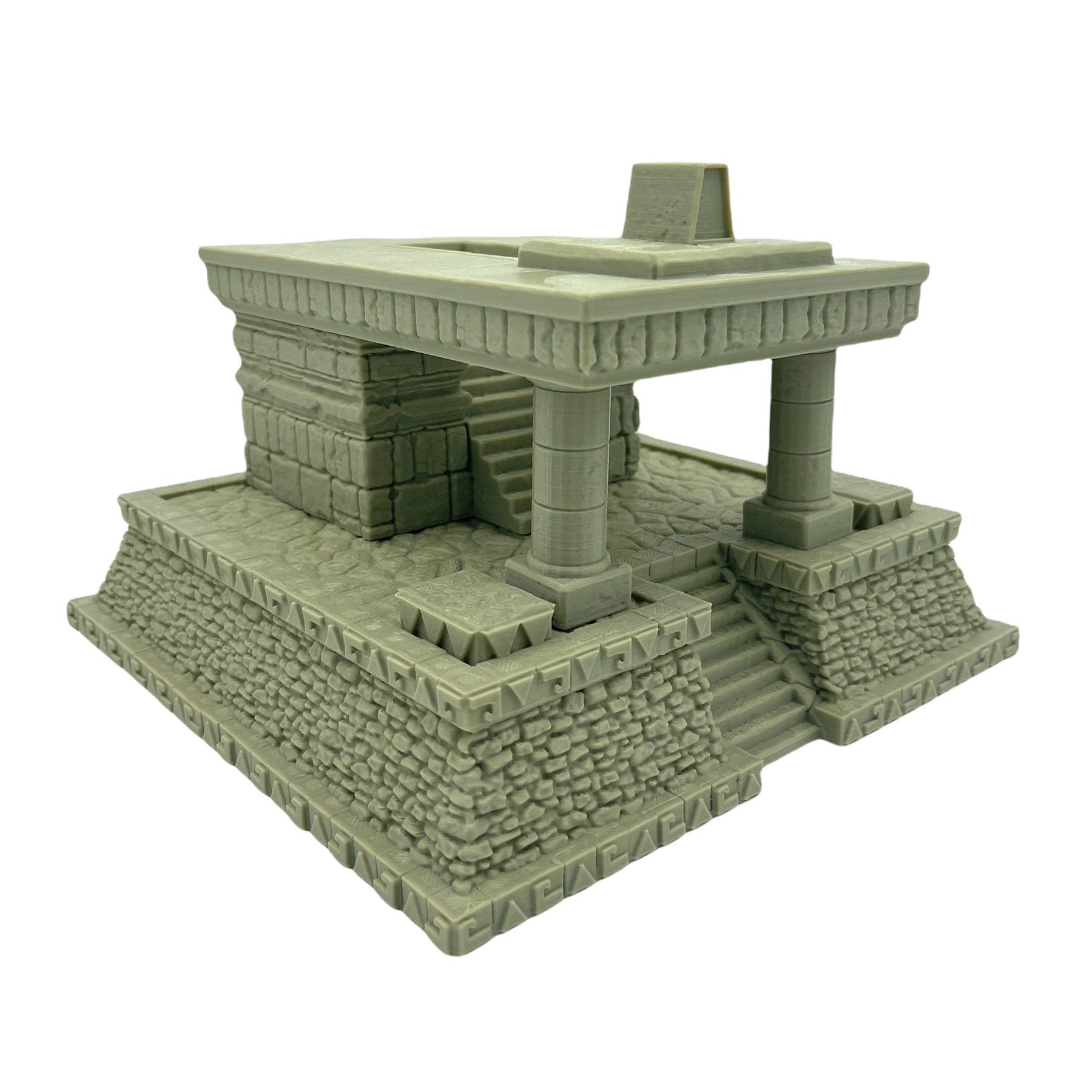 Jungle Altar / Dark Realms Forge / RPG and Wargame 3d Printed Tabletop Terrain / Licensed Printer