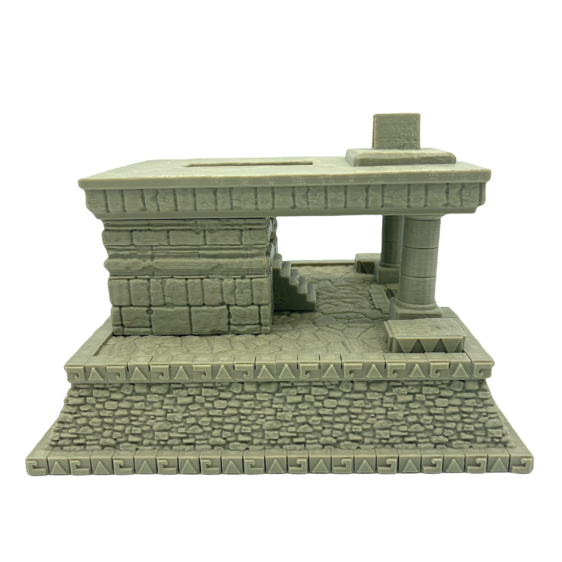 Jungle Altar / Dark Realms Forge / RPG and Wargame 3d Printed Tabletop Terrain / Licensed Printer