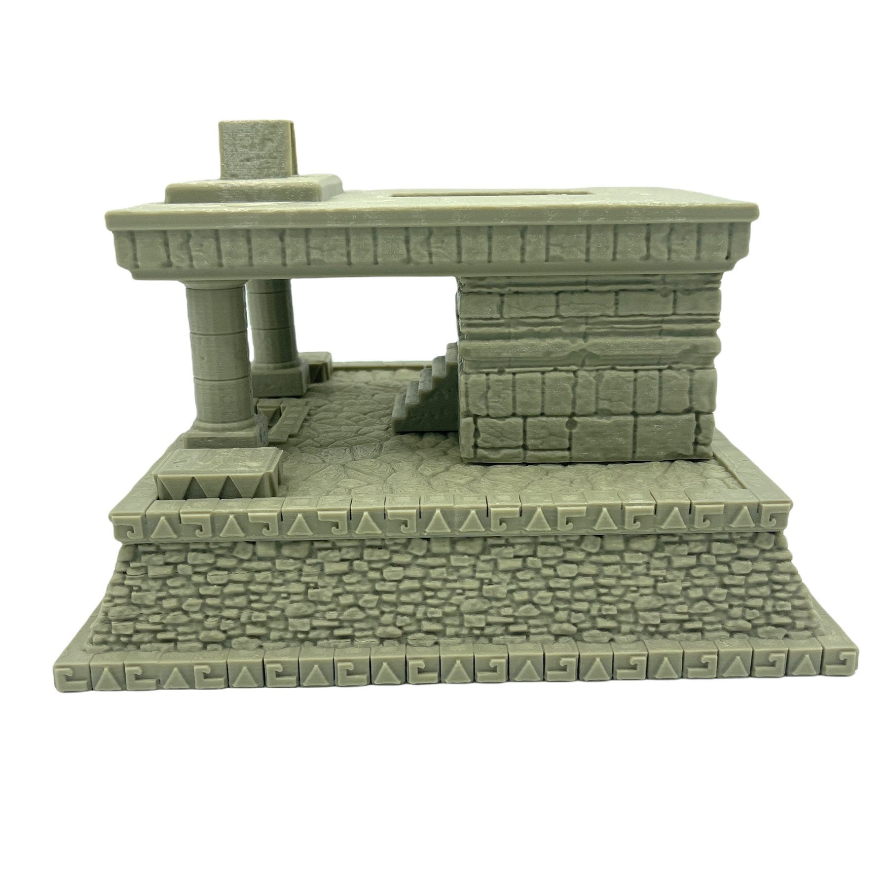 Jungle Altar / Dark Realms Forge / RPG and Wargame 3d Printed Tabletop Terrain / Licensed Printer