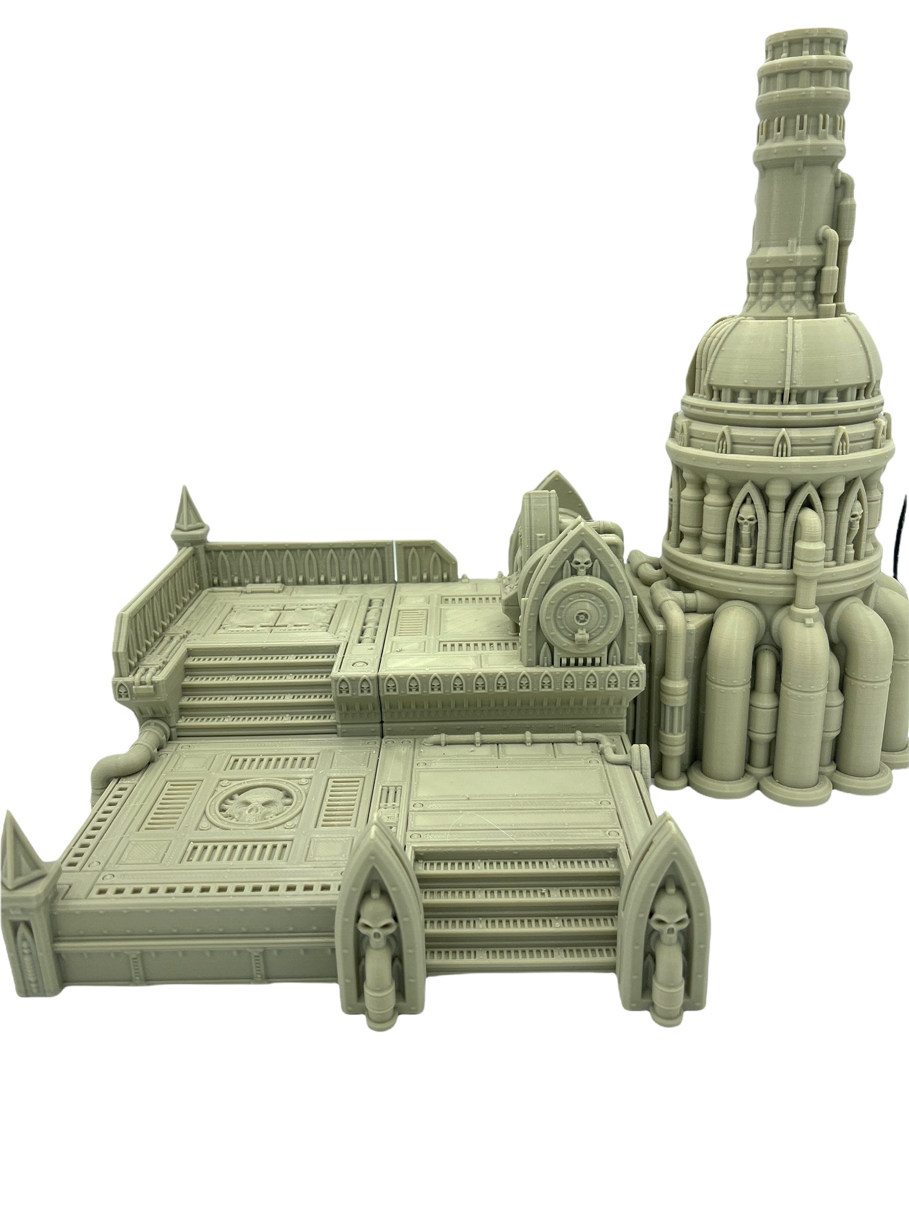 Outpost 21 - Ossuary / Forbidden Prints / RPG and Wargame 3d Printed Tabletop Terrain / Licensed Printer