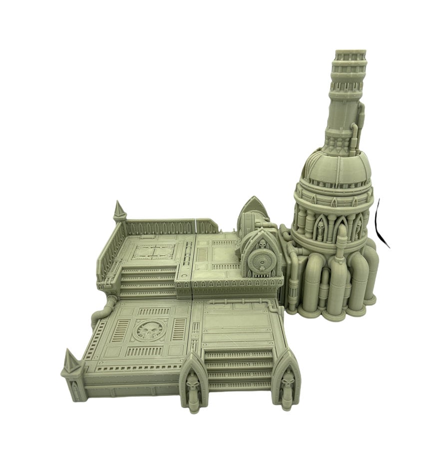 Outpost 21 - Ossuary / Forbidden Prints / RPG and Wargame 3d Printed Tabletop Terrain / Licensed Printer