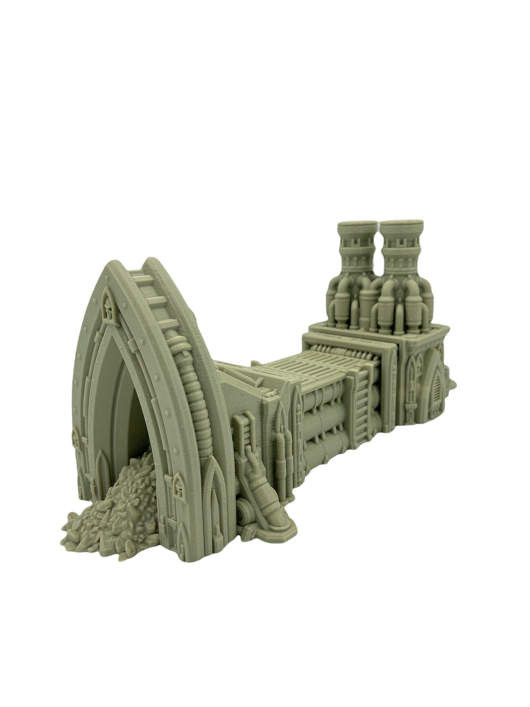 Outpost 21 - Battlefield Refinery / Forbidden Prints / RPG and Wargame 3d Printed Tabletop Terrain / Licensed Printer