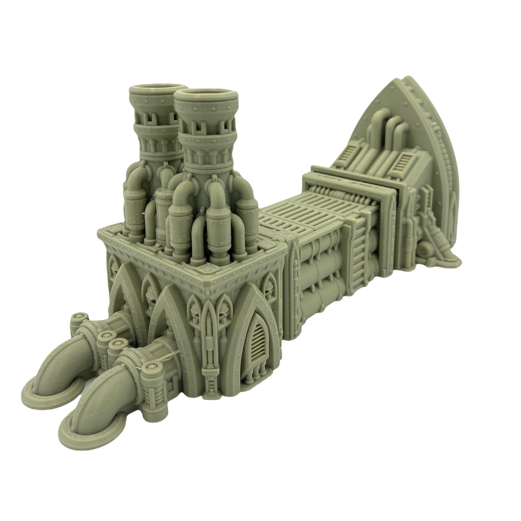 Outpost 21 - Battlefield Refinery / Forbidden Prints / RPG and Wargame 3d Printed Tabletop Terrain / Licensed Printer